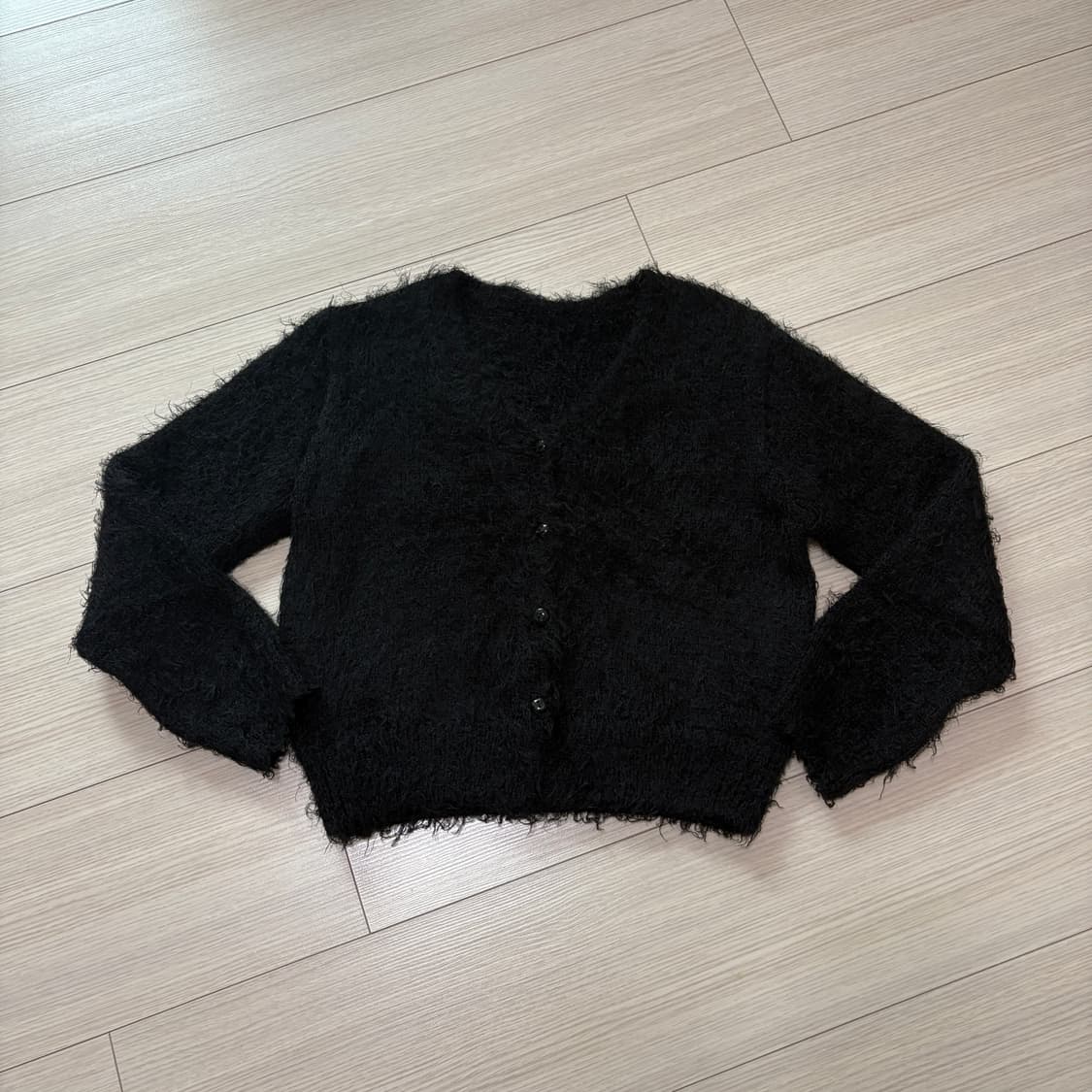 에이블리 애니원모어 앙고라 니트 가디건 상품이미지2