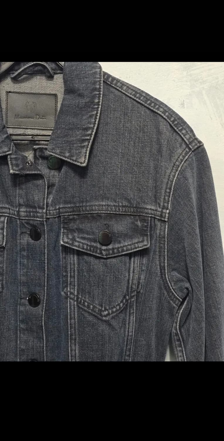 마시모 두띠 벨트 데님 블랙 자켓 S사이즈 상품이미지4