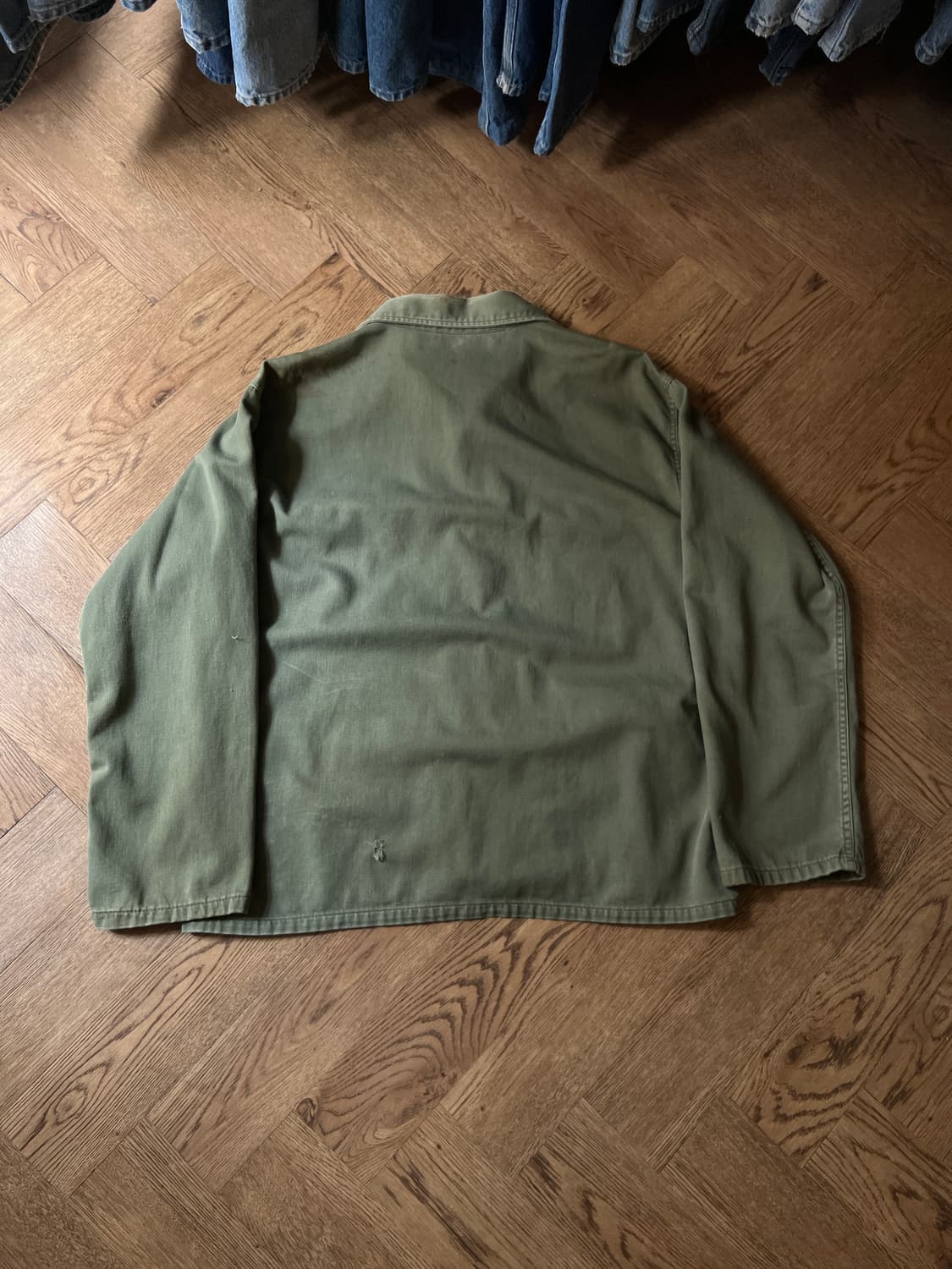[XL]70's 오리지널 U.S ARMY OG-107 밀리터리 셔츠 상품이미지7