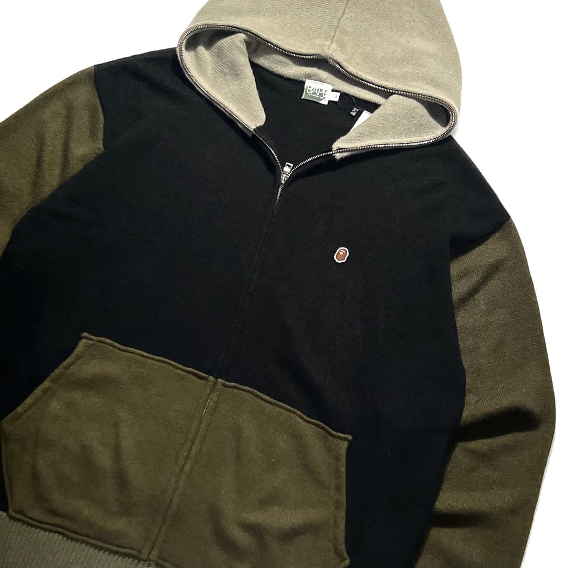 Bape 00s Knit Full Zip Icon Hoodie 상품이미지3