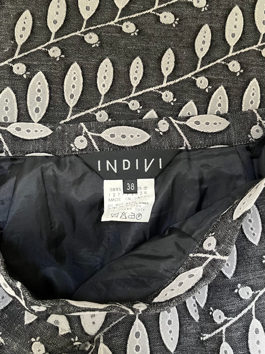 INDIVI 멀티 패턴 스커트 상품이미지3