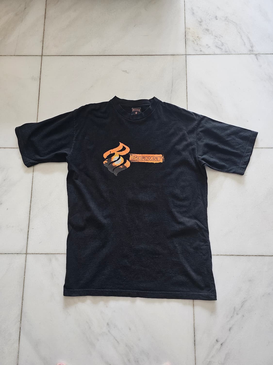 로카웨어 Rocawear 빈티지 반팔 티셔츠 XL / 20년 이상 힙합  상품이미지1