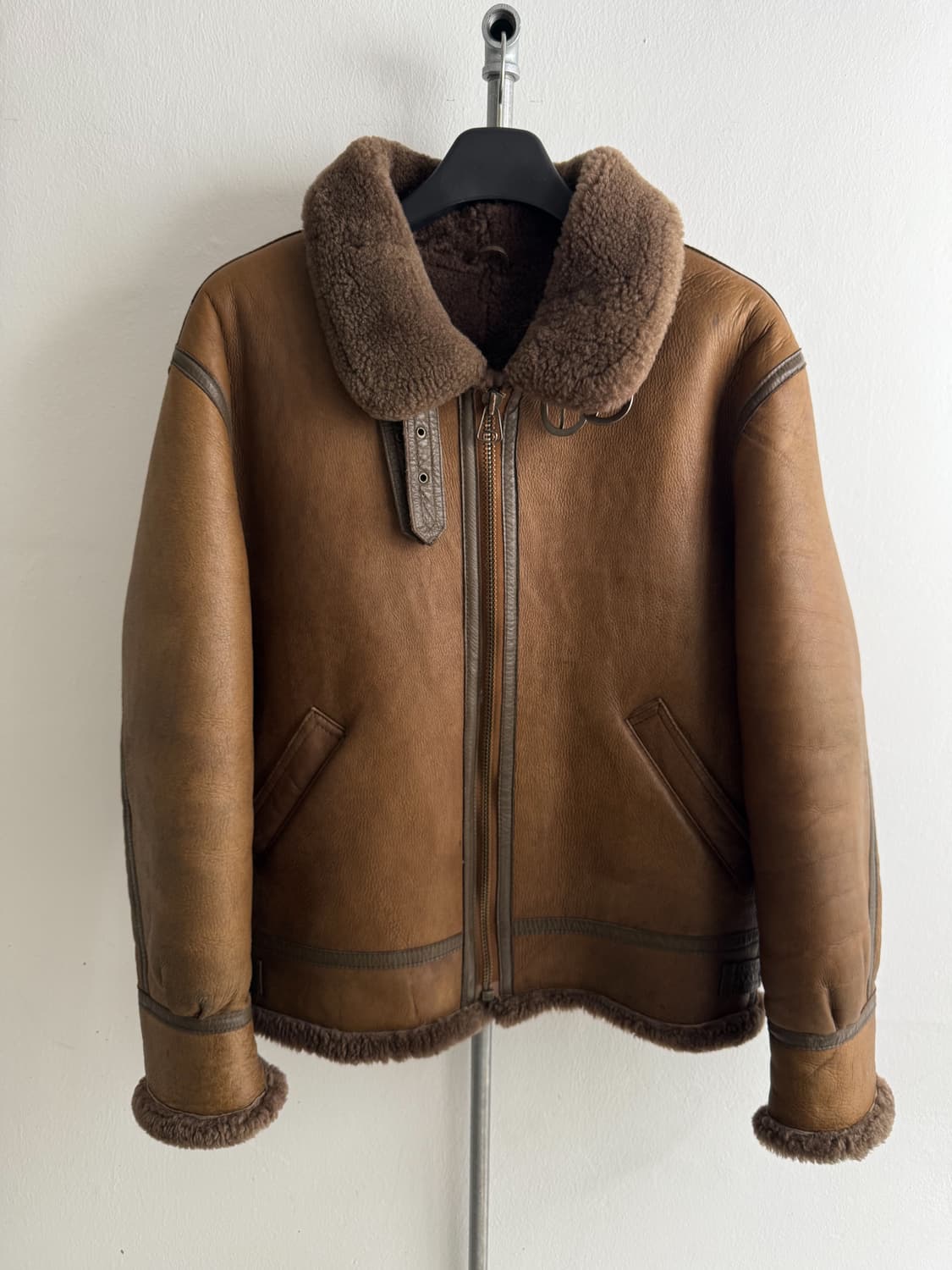 Vintage Sheepskin B-3 Leather Jacket 상품이미지1
