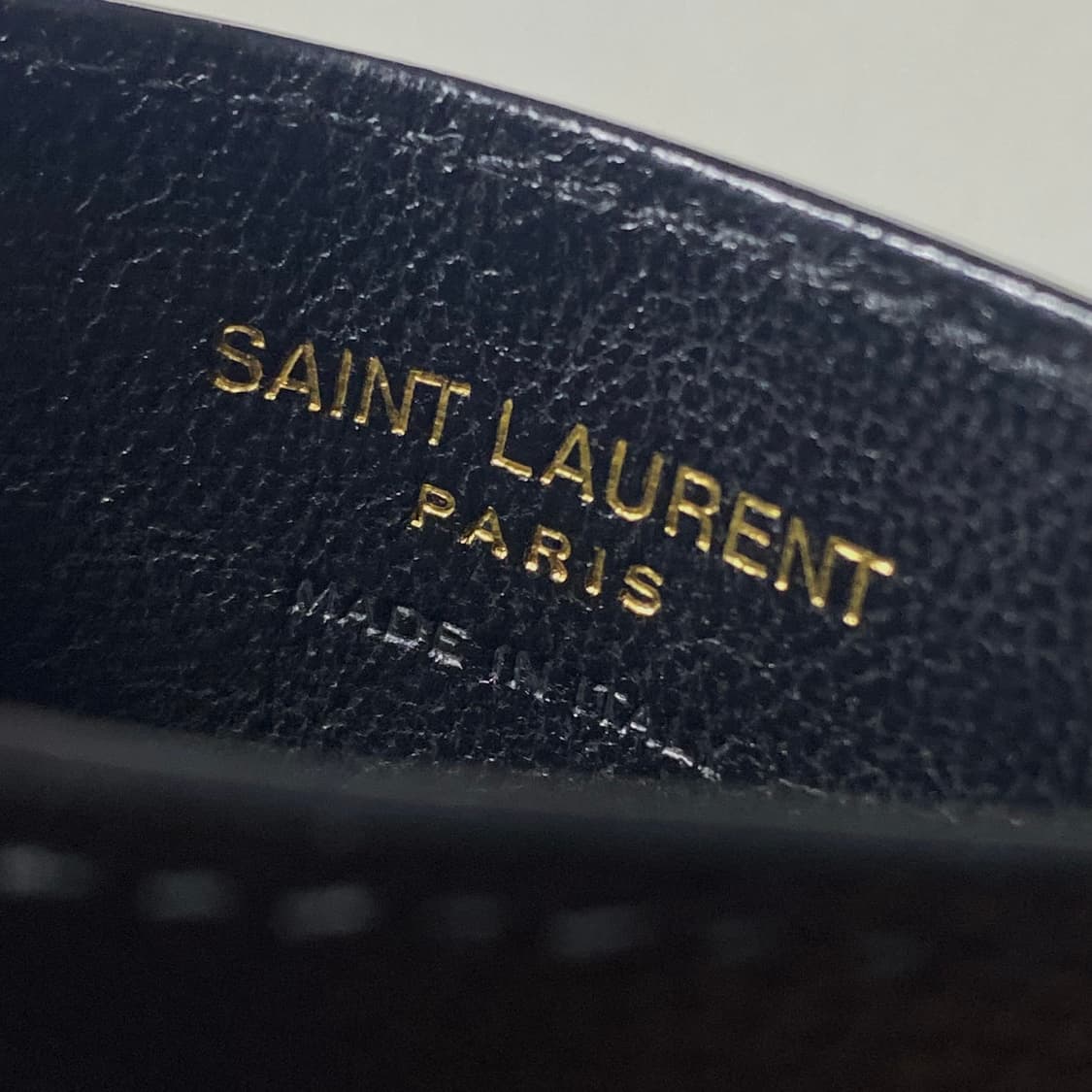 [정품]SAINT LAURENT 생로랑 마틀라세 모노그램 금장 카드지갑 상품이미지6