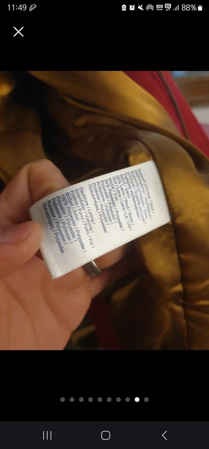 XL Supreme 슈프림 라코스테 정품 모직자켓 봄 가을 나이키 노스 상품이미지9