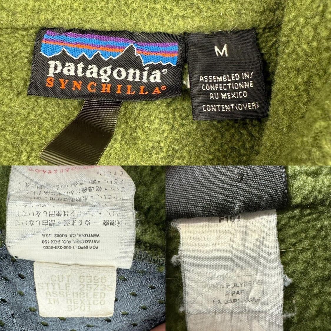 16FW 파타고니아 클래식 레트로 마스 스냅-티 하프집 올리브/그레이 상품이미지3
