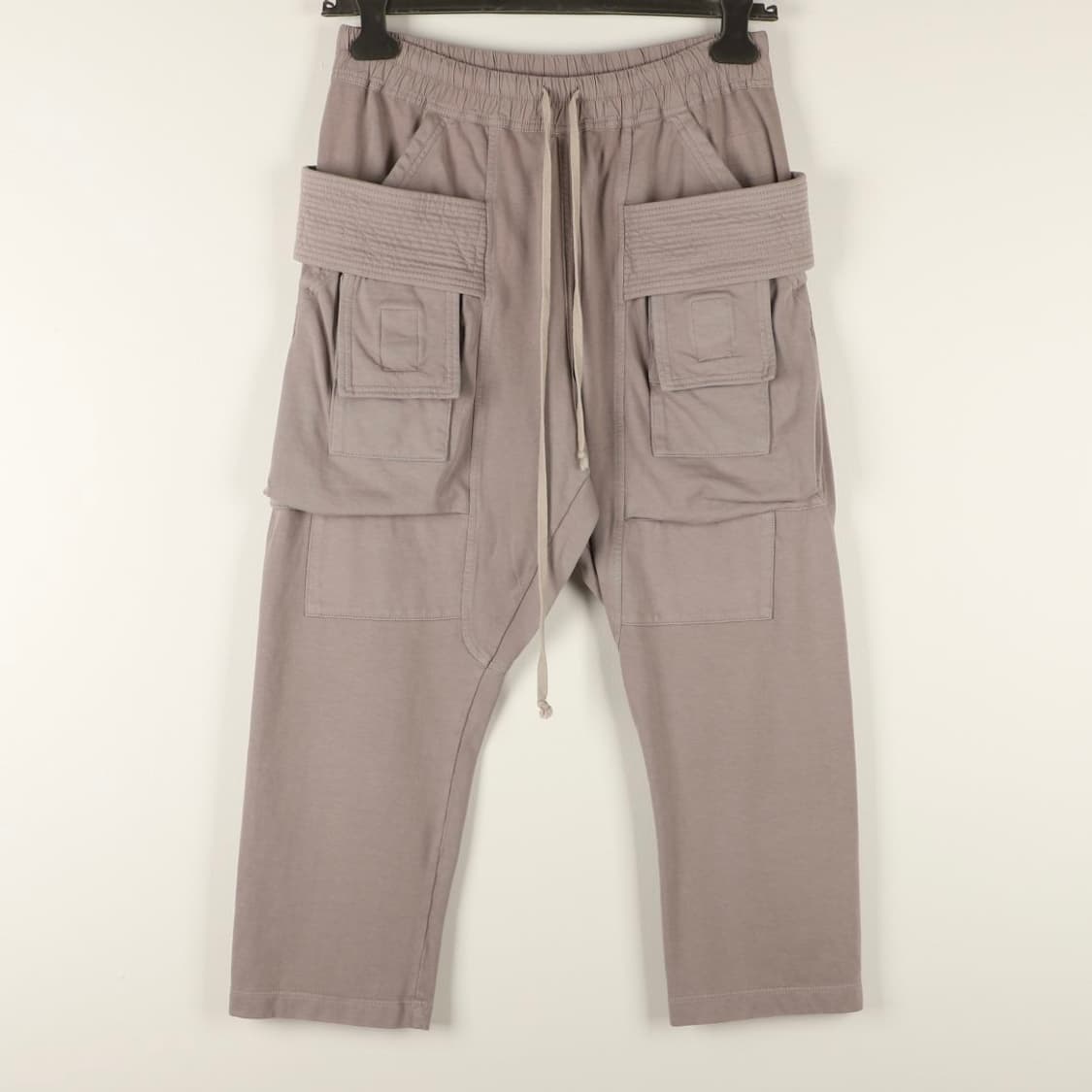 XS / Rick Owens 릭오웬스 크롭 태권도 크리치 카고 팬츠 상품이미지1