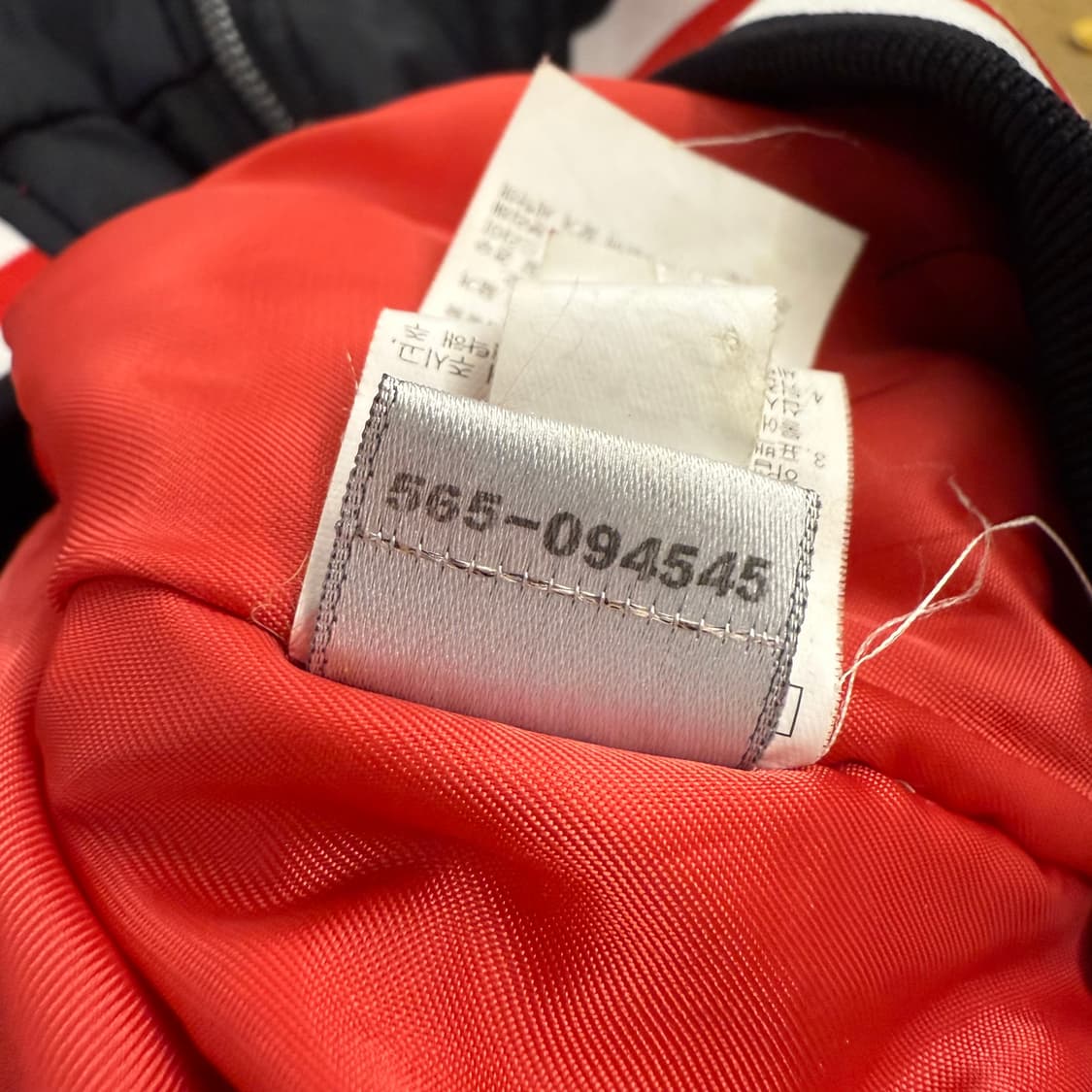 후부 레드 레이싱 스포티 털 숏패딩  상품이미지7