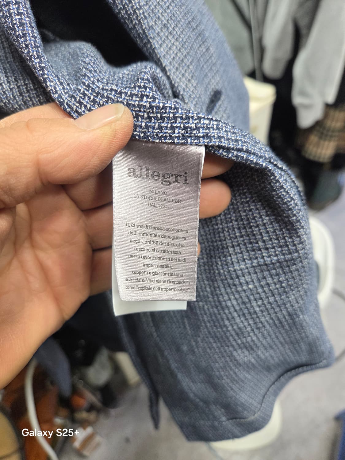 알레그리  체크   자켓 상품이미지4