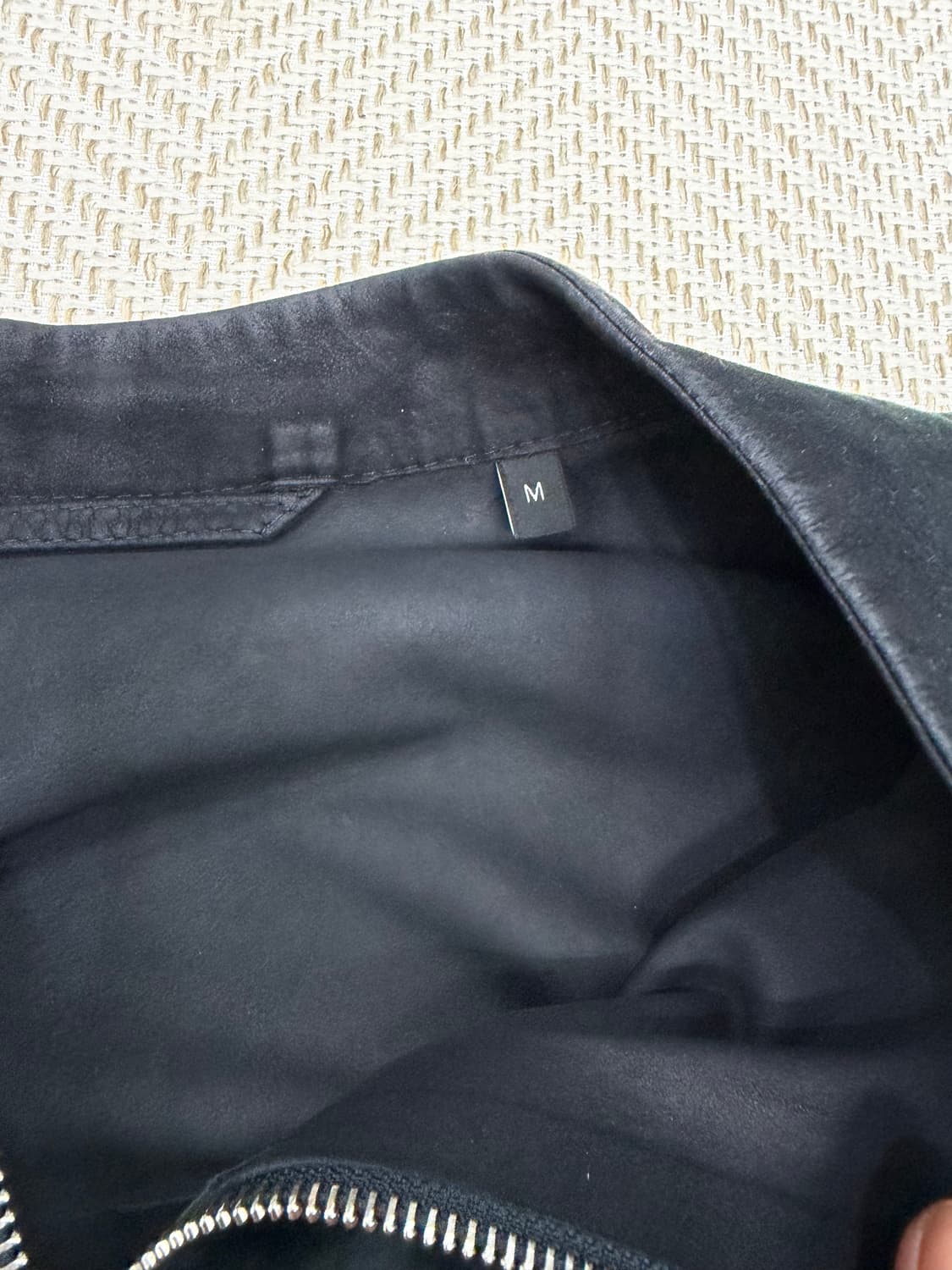 정품) 띠어리 남성 천연 스웨이드 양가죽 자켓 M 상품이미지5