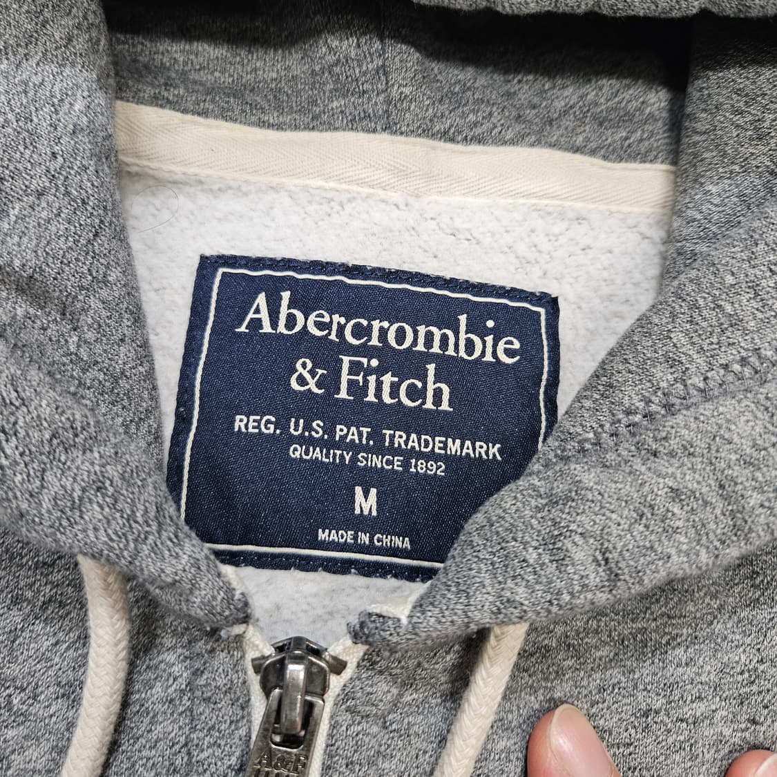 아베크롬비 후드 집업 m 상품이미지5