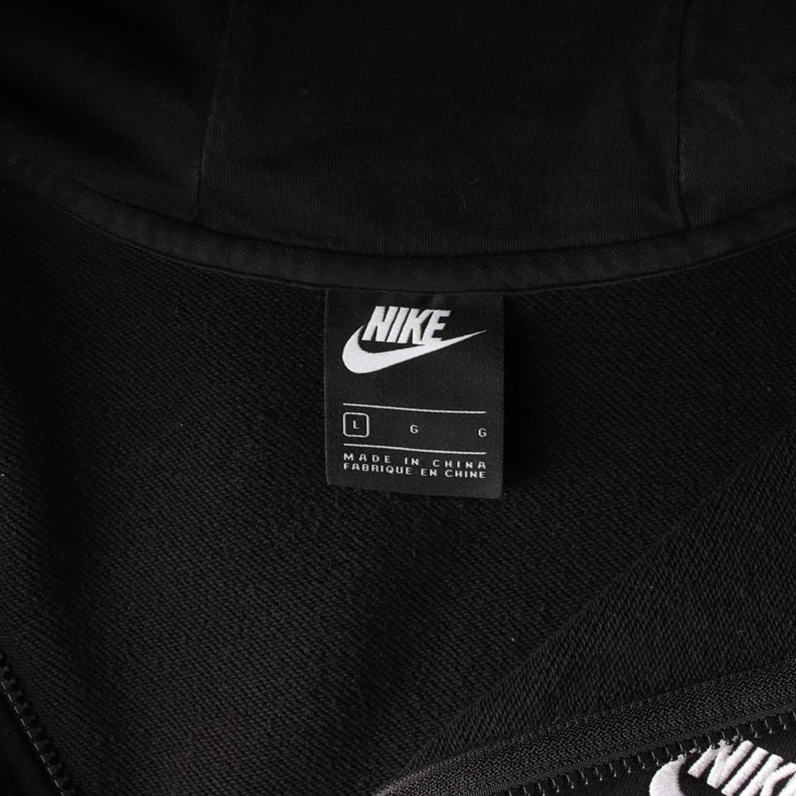 나이키 에센셜 스몰 스우시 블랙 후드집업 L 상품이미지5