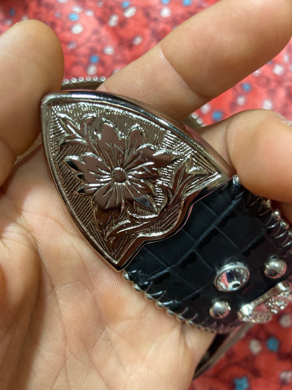 슈프림 X B.B 사이먼 스터드 벨트 블랙 상품이미지3