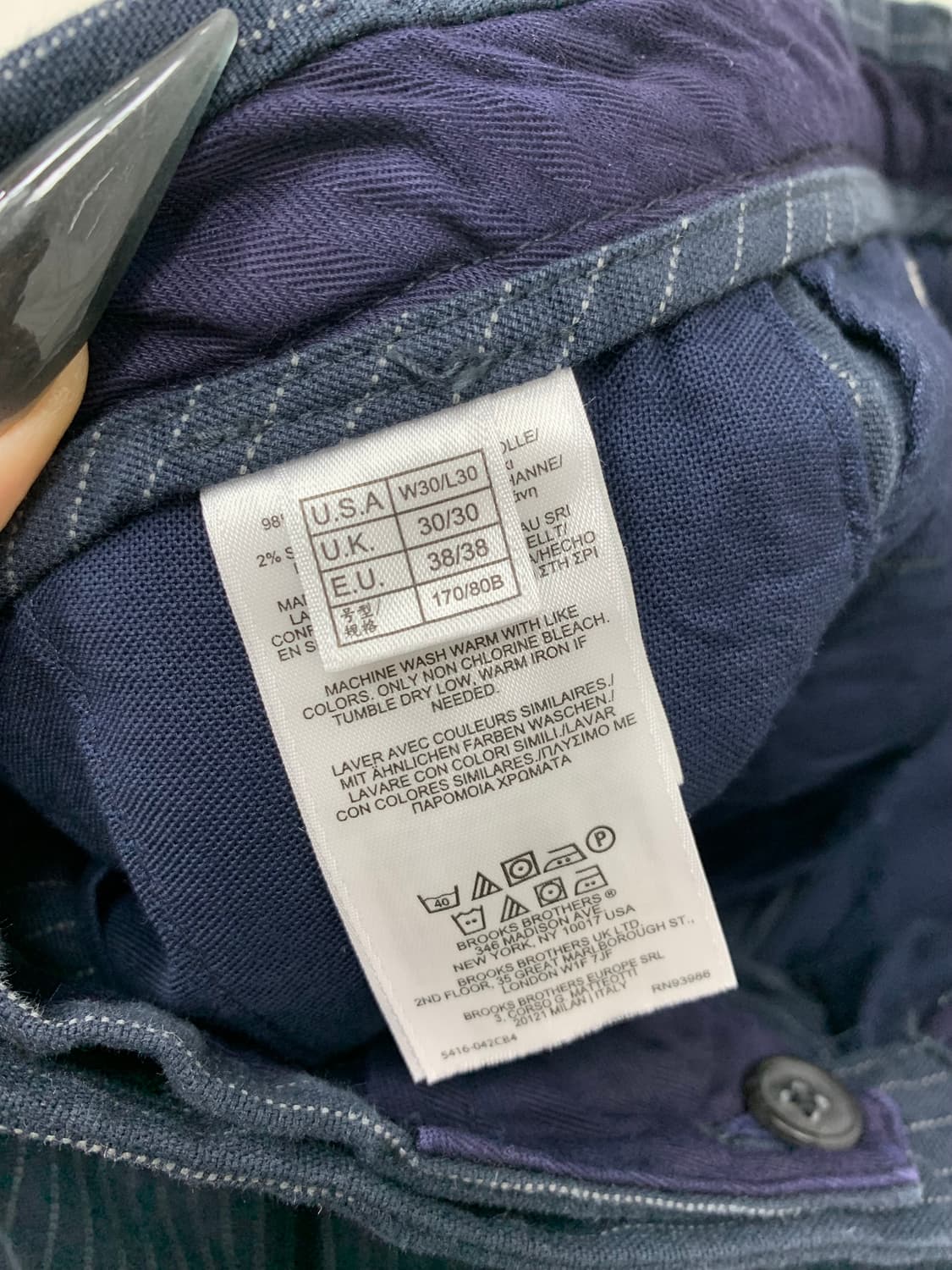 Brooks brothers 스트라이프 슬랙스 #347 상품이미지5