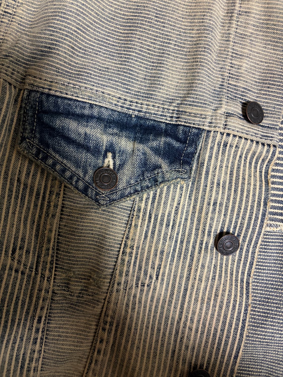 폴로 데님앤서플라이 패치워크 데님 자켓 상품이미지3