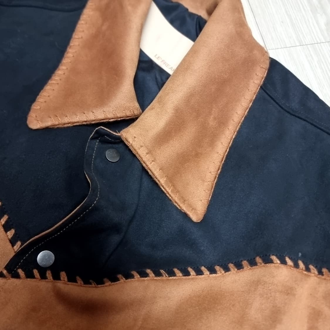 빈티지 신슐레이트스웨이드 웨스턴 스타일 자켓 브라운(105) 상품이미지7