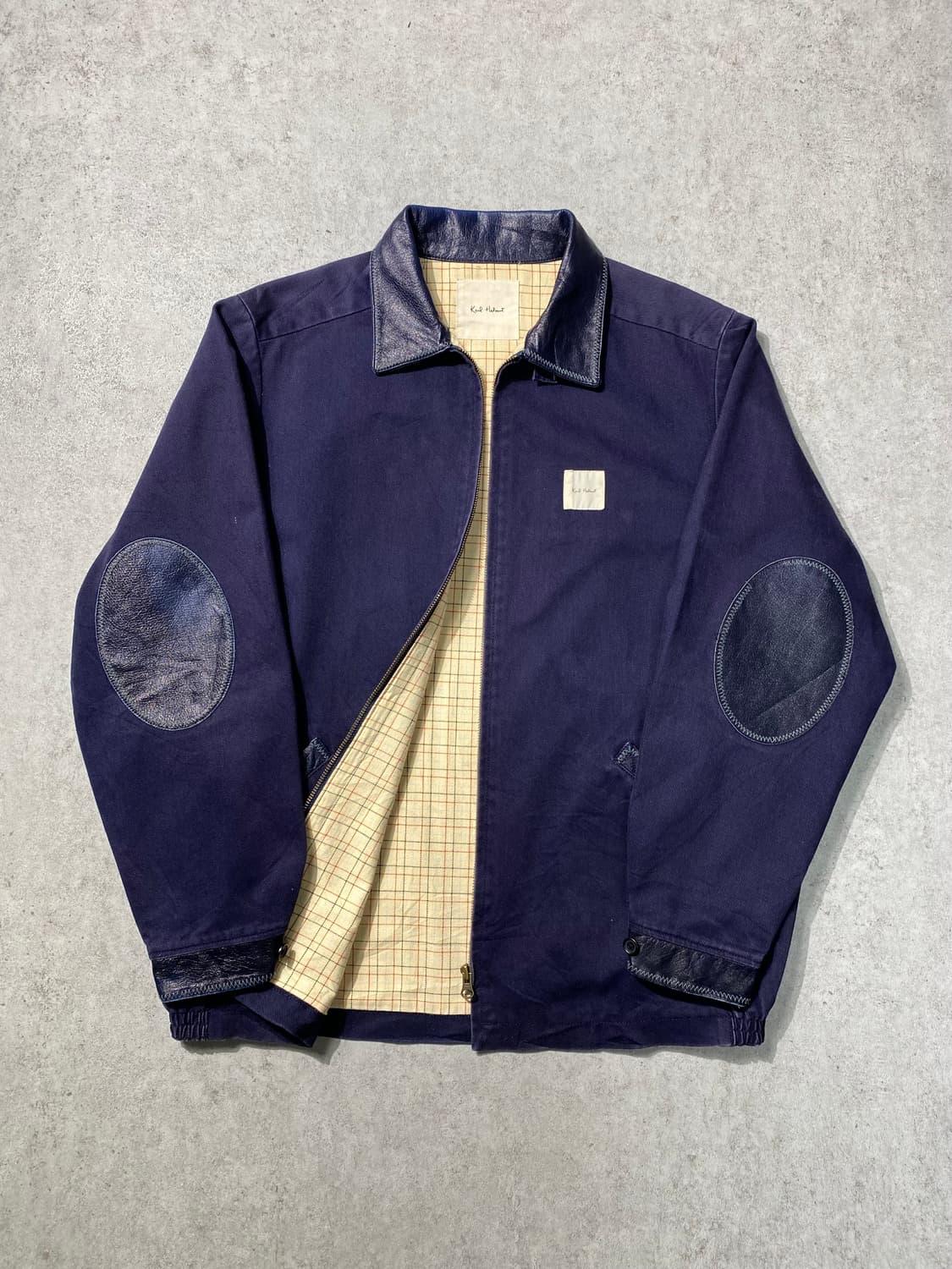 [M] 90s Karl Helmut 칼헬무트 아카이브 레더패치 워크자켓 상품이미지4