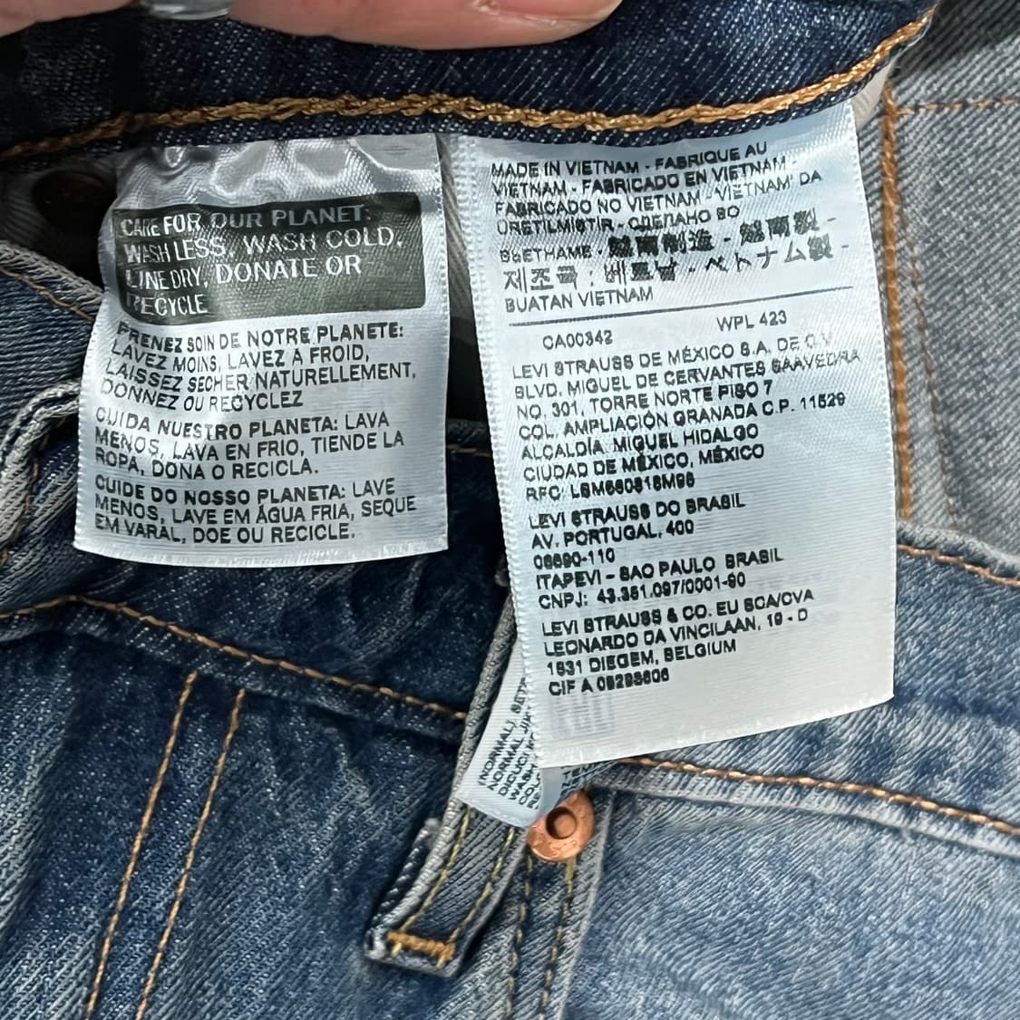 리바이스 502 빅E 데님팬츠 s10008 상품이미지8