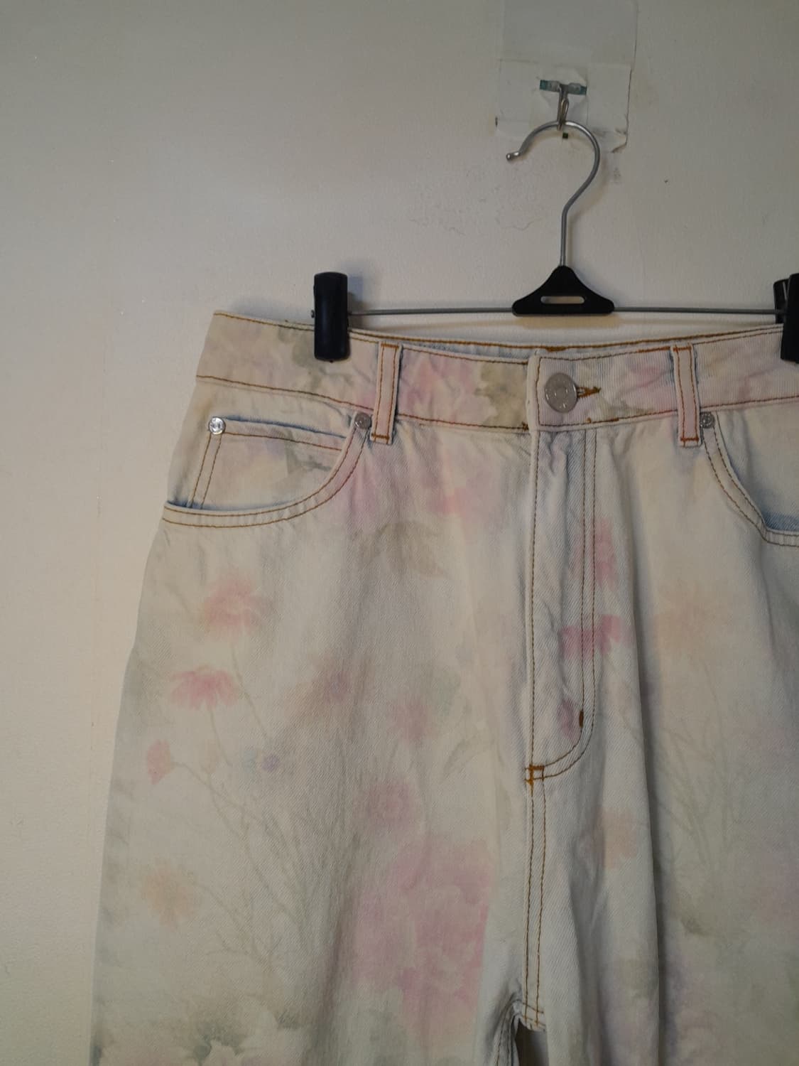 산드로 플라워 프린팅 데님바지 42 상품이미지3