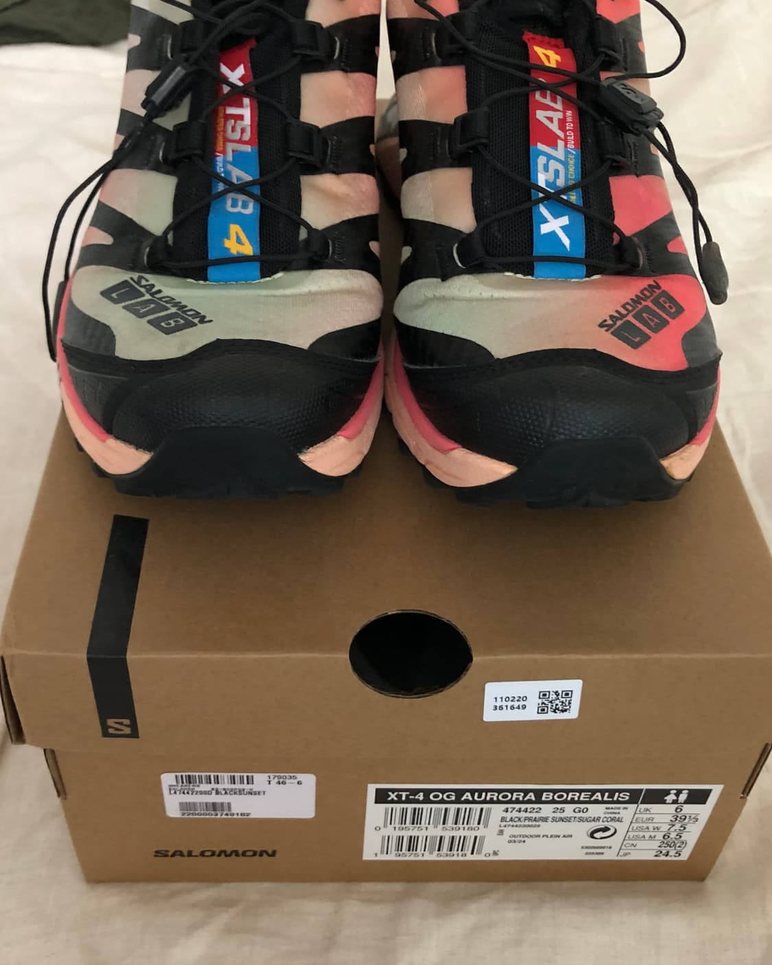 살로몬 XT-4 OG 블랙 슈가 코랄 상품이미지4