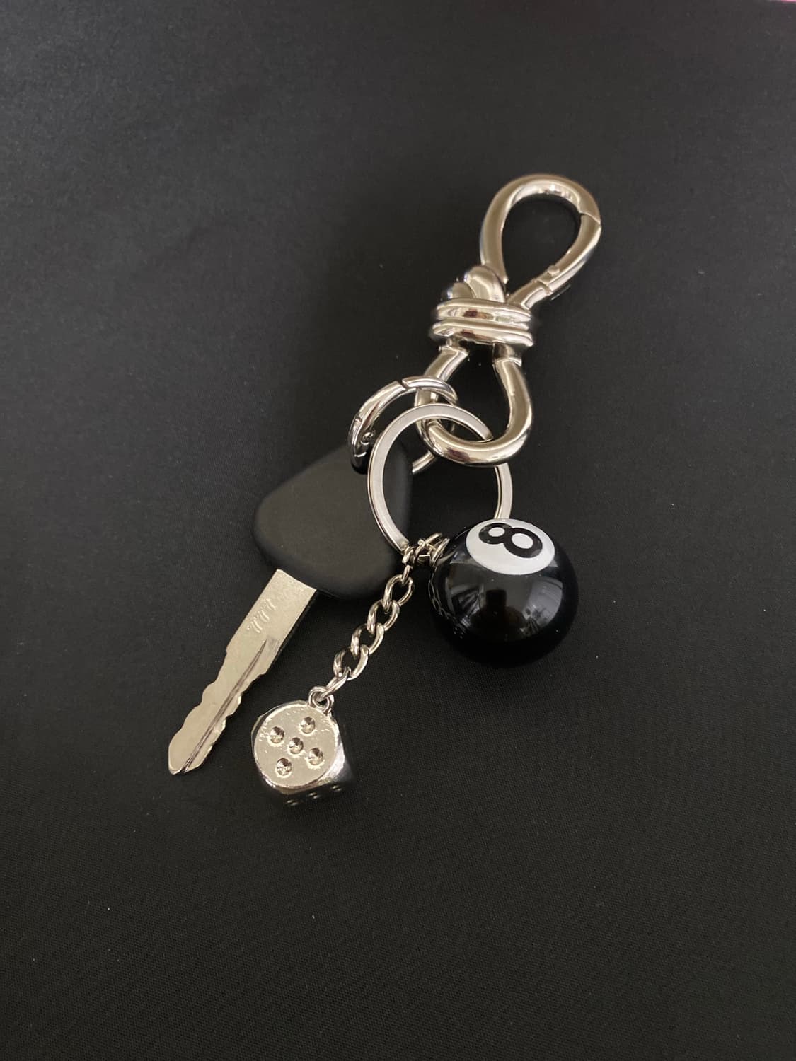 트위스트 매듭 카라비너 키링 상품이미지2