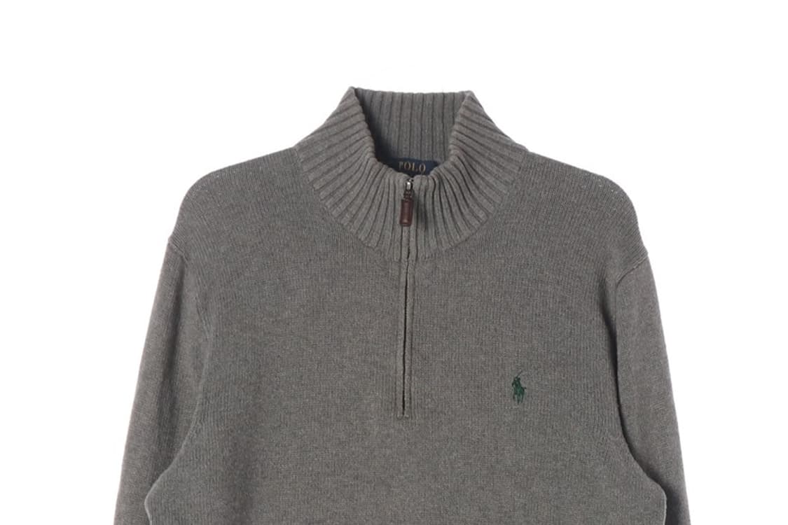 폴로 랄프로렌 그레이 포니 하프집업 니트 M 상품이미지3
