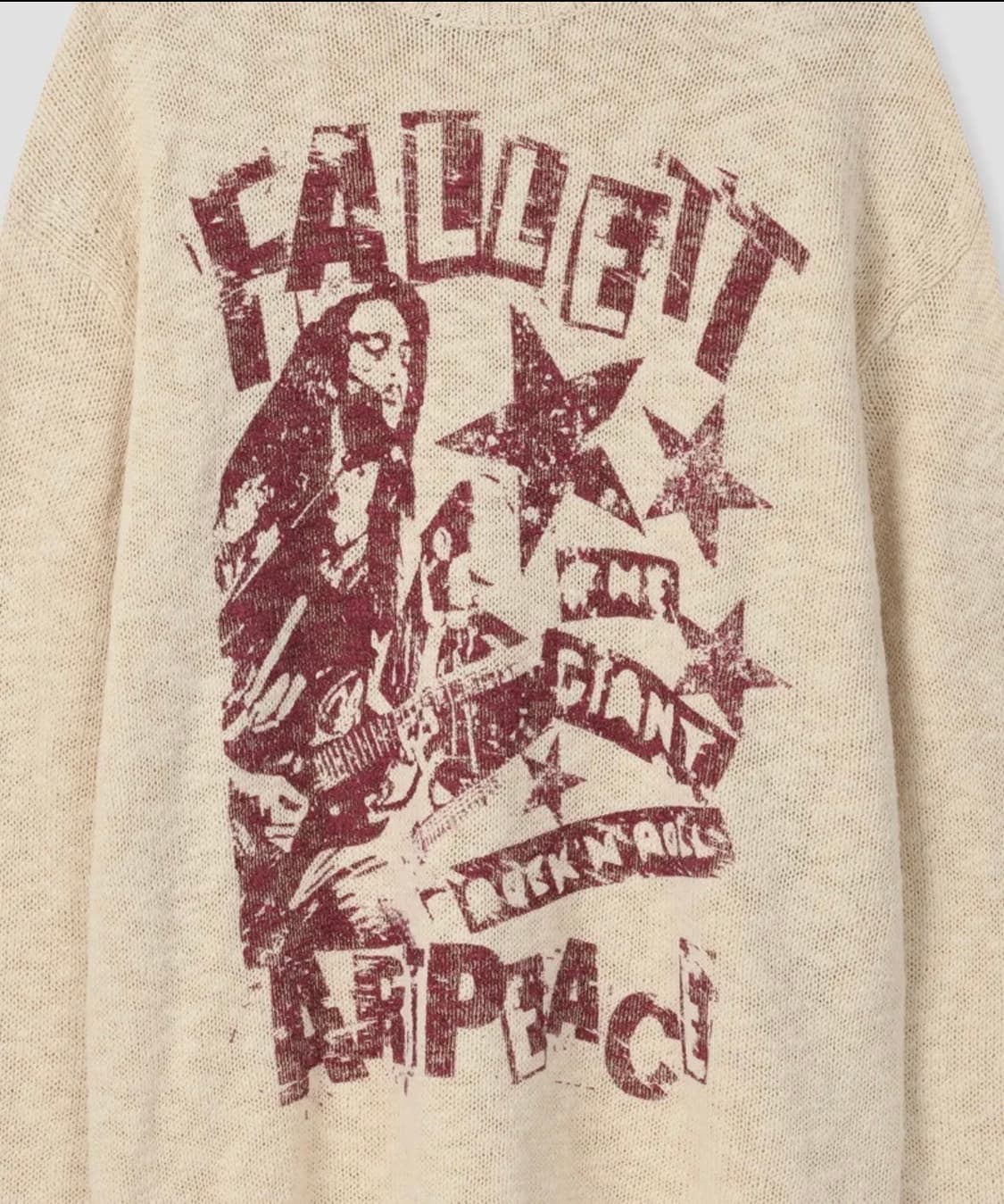 팔렛 락 밴드 니트 아이보리 상품이미지4