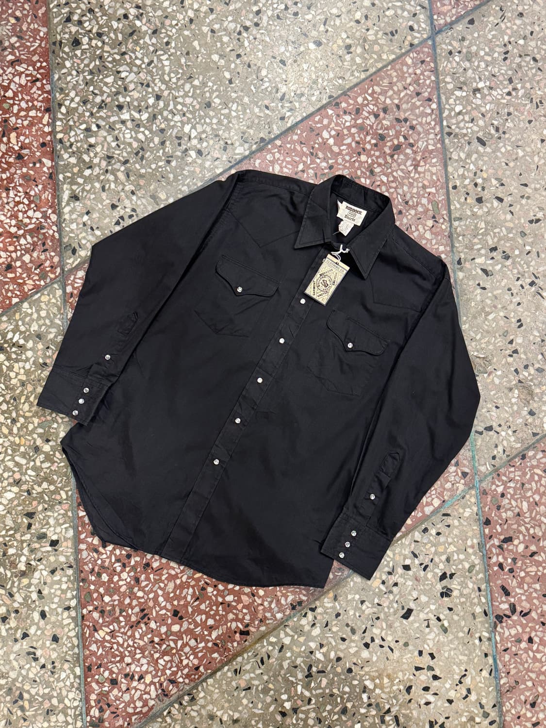 Ruddock 웨스턴 셔츠 블랙 (16.5) 상품이미지2