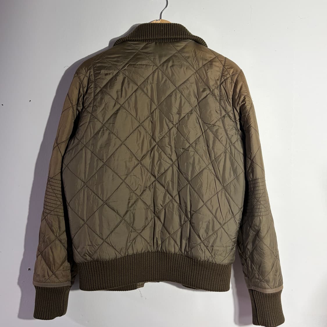 WHOAU 후아유 퀼팅 카키 집업 자켓 (L) 상품이미지6