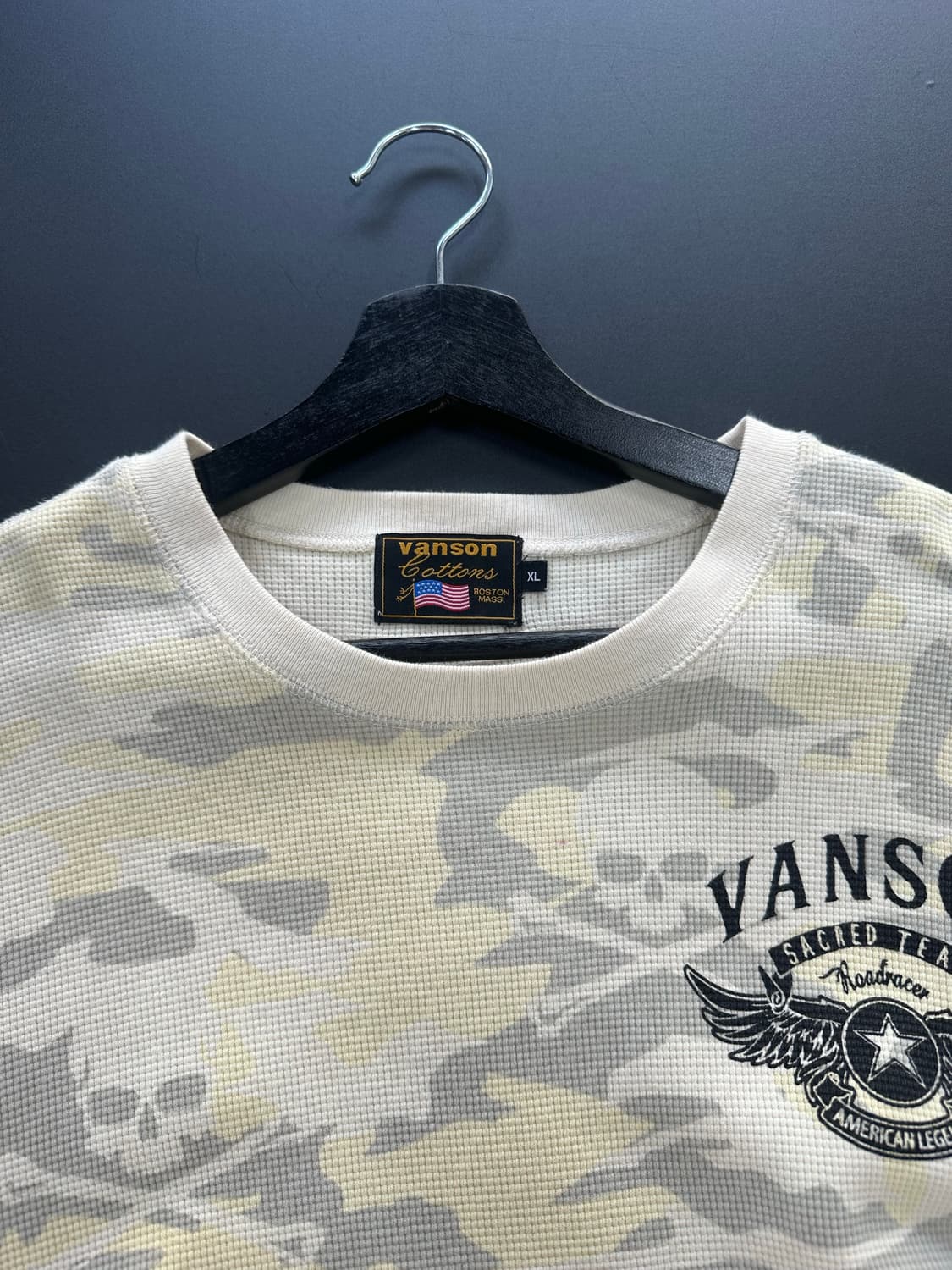 벤슨 스컬본카모 와플 반팔링거티 바닐라그레이 상품이미지7