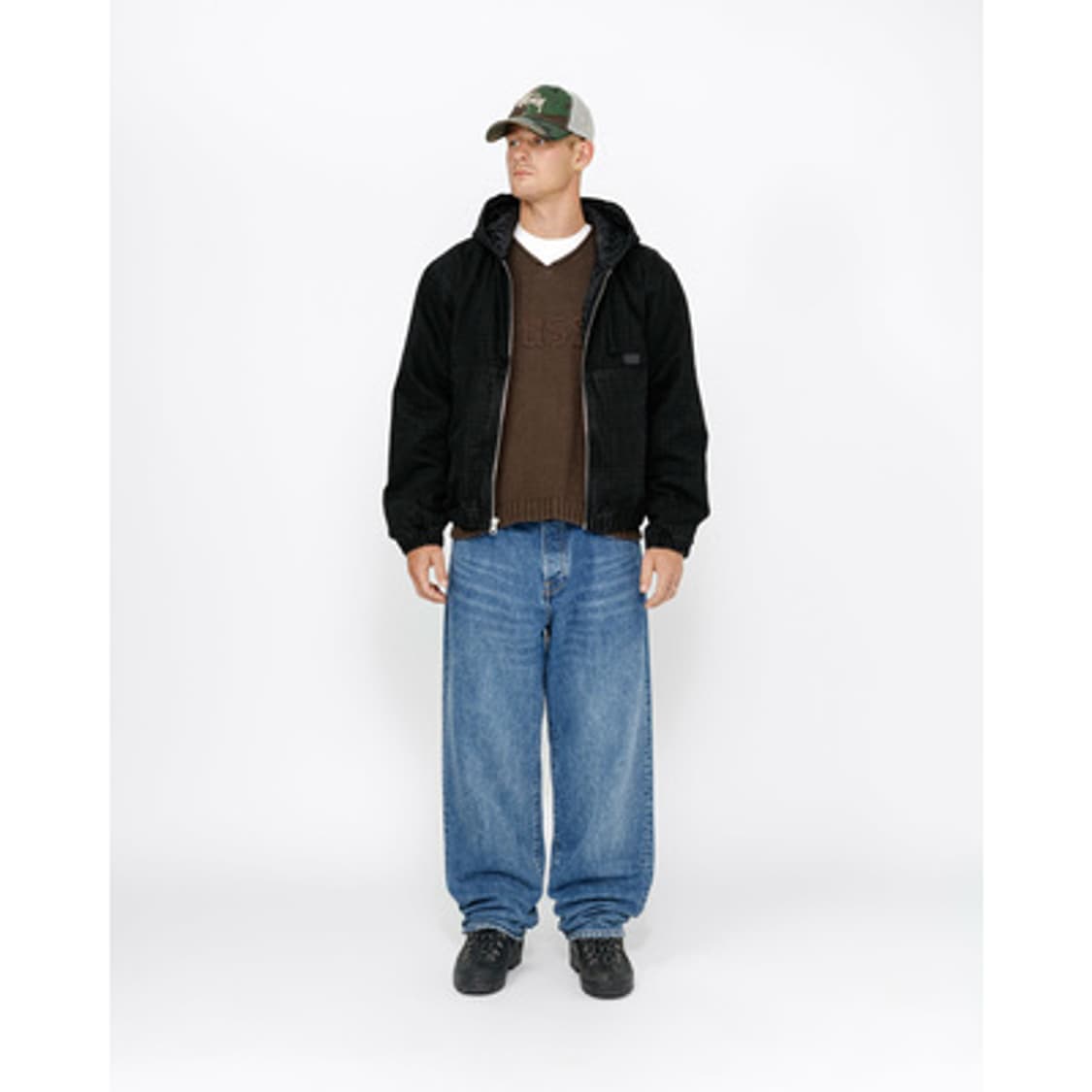 스투시 워크 자켓 CANVAS NEEDLE PUNCH - S사이즈 상품이미지3