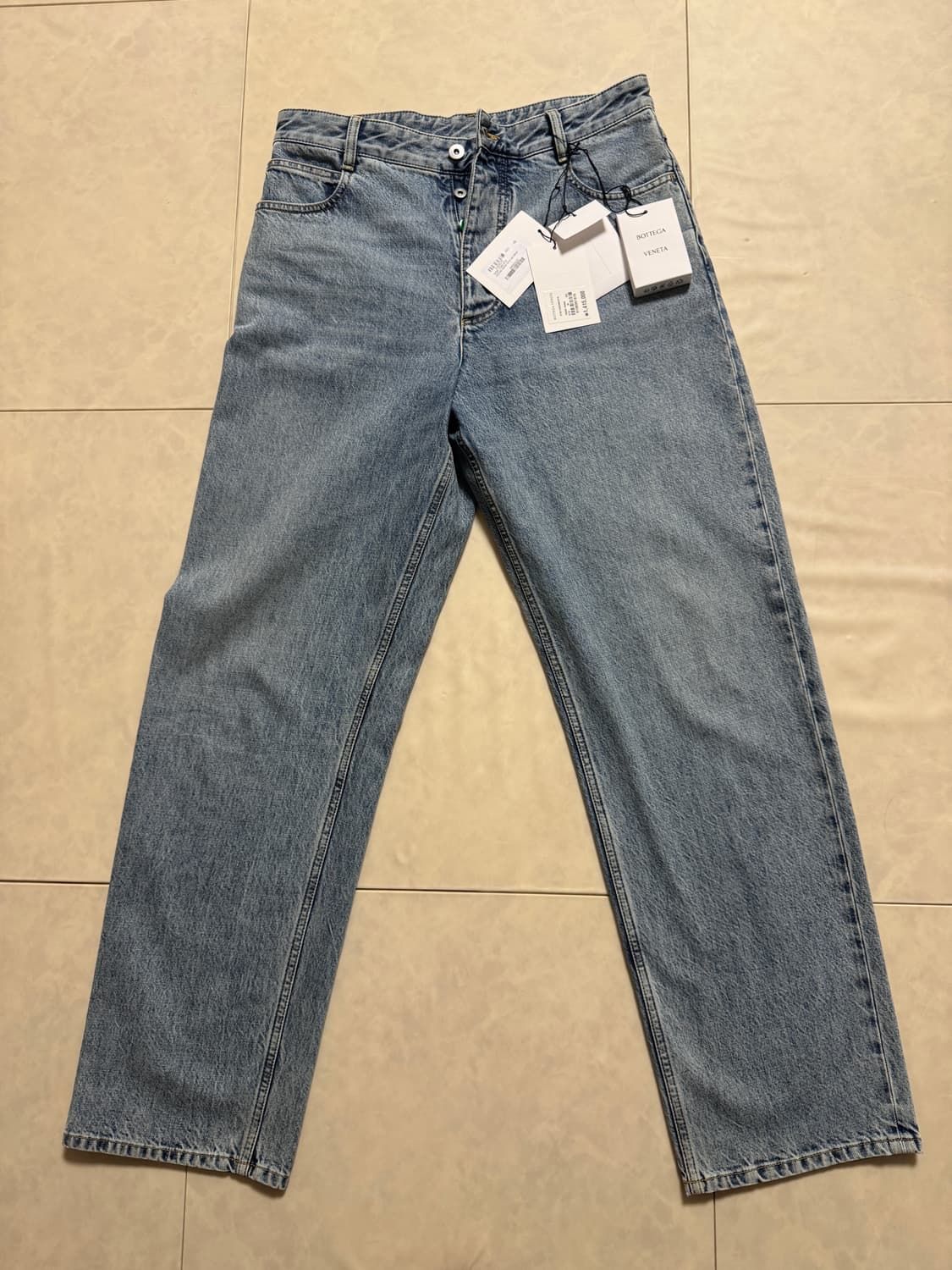 보테가 베네타) 24ss 와이드 연청 데님 46(30~32추천) 상품이미지1