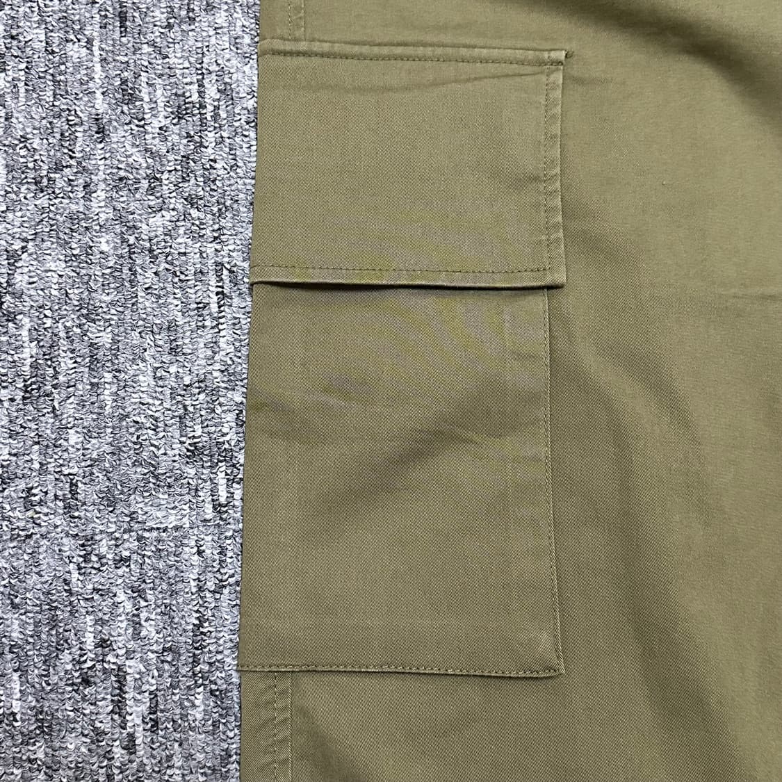 COS 코스 배럴 레그 카고 포켓 트라우저 팬츠 바지 카키 상품이미지7