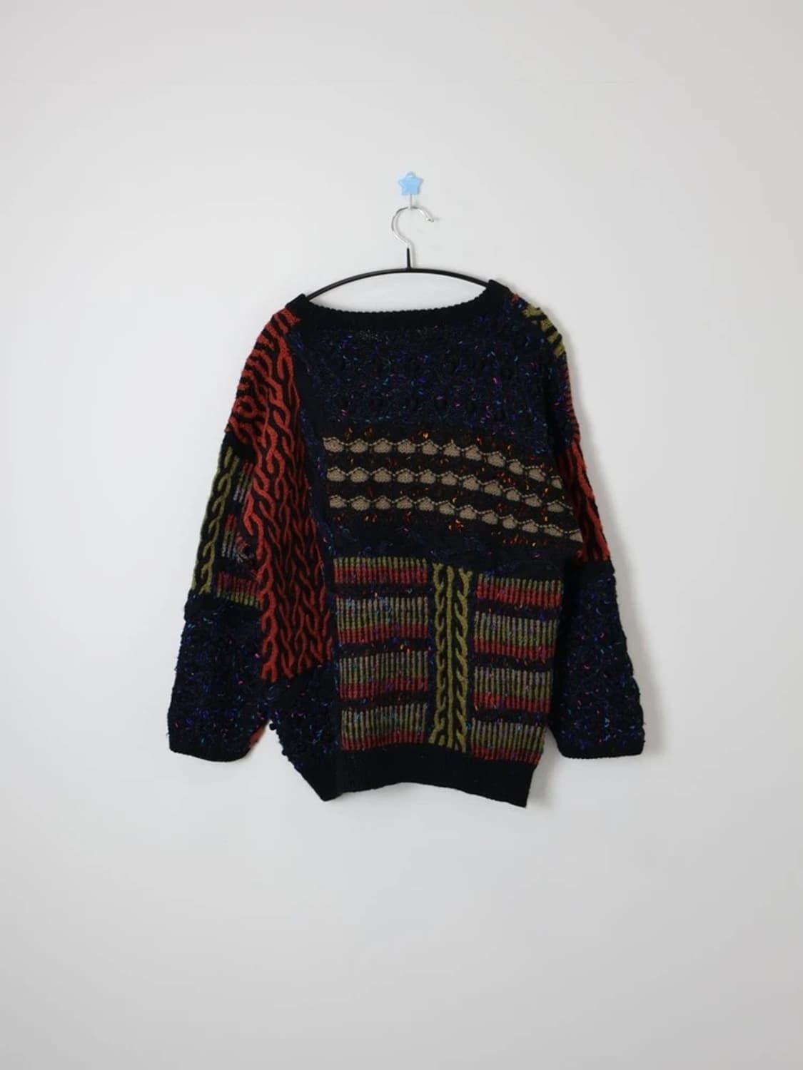 Marcel Lovee Patchwork Wool Knit Sweater 상품이미지4