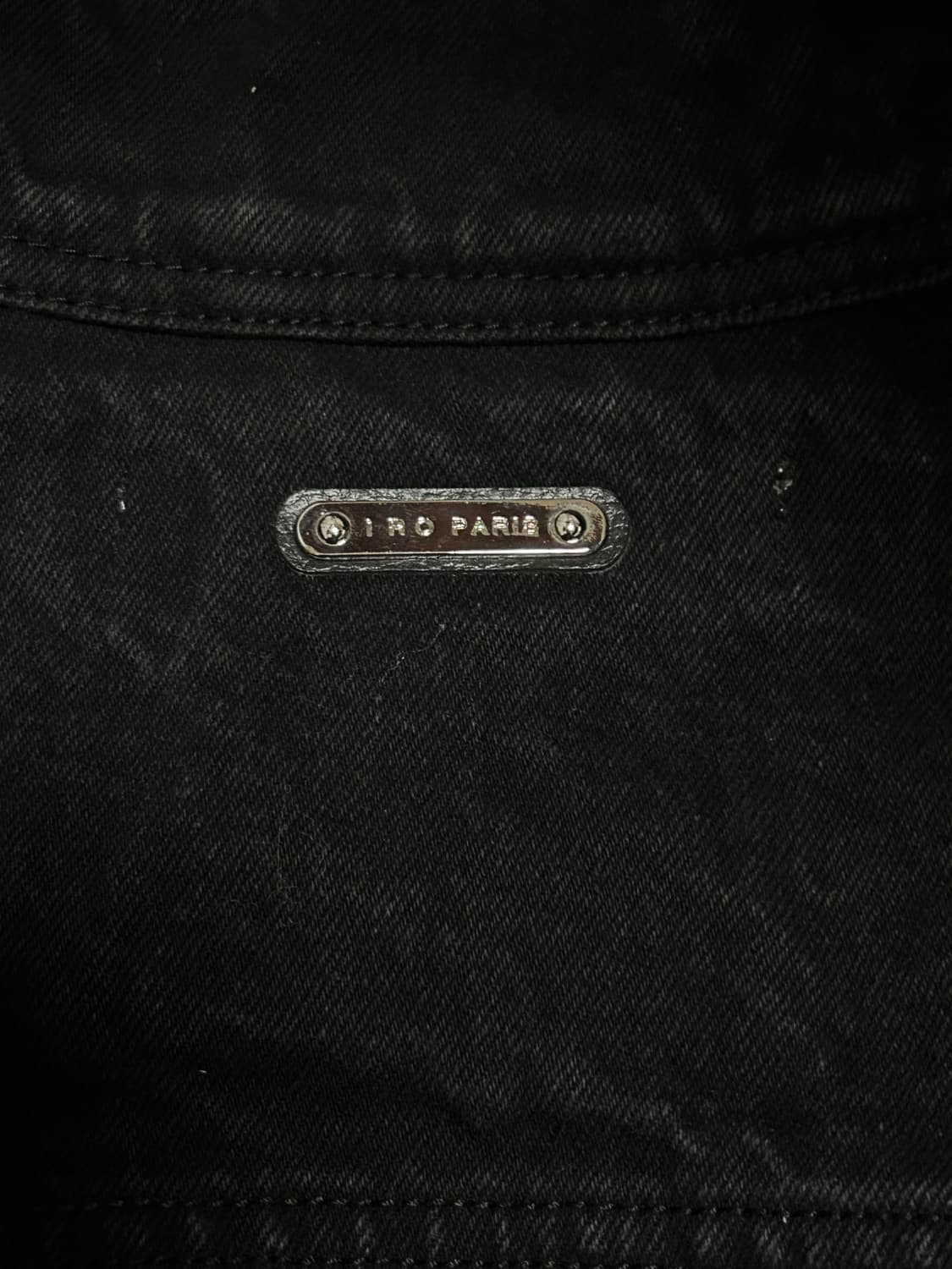 IRO 더블 플래킷 데님 블루종 남성 M 상품이미지5