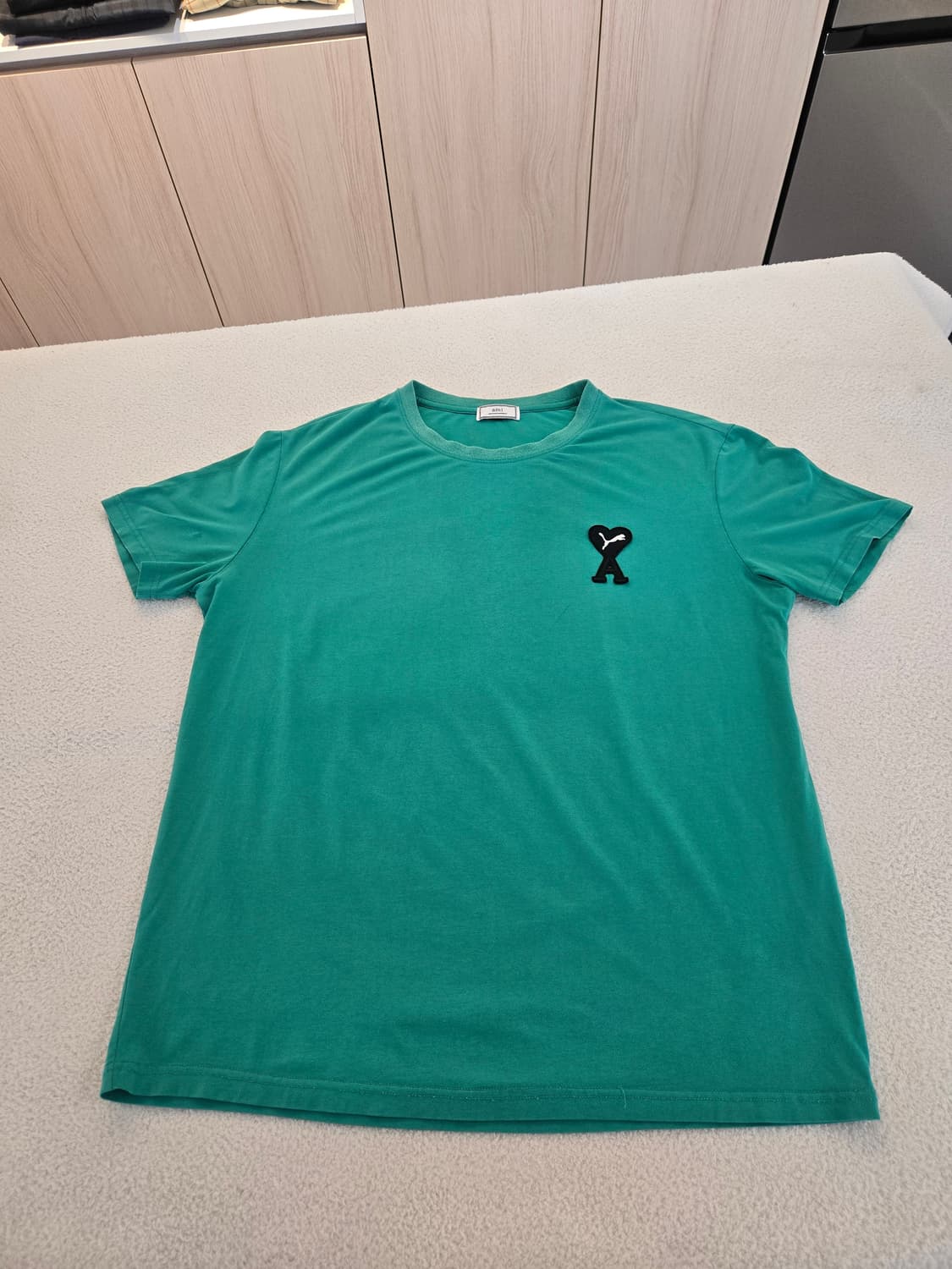 아미 푸마 콜라보 반팔 티셔츠 그린 XL 상품이미지2