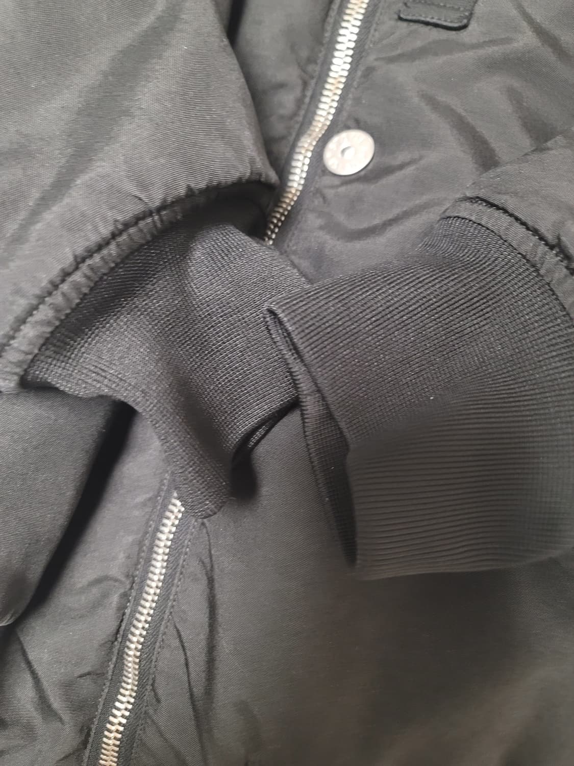 스톤아일랜드 쉐도우  블랙 MA-1 자켓 상품이미지3