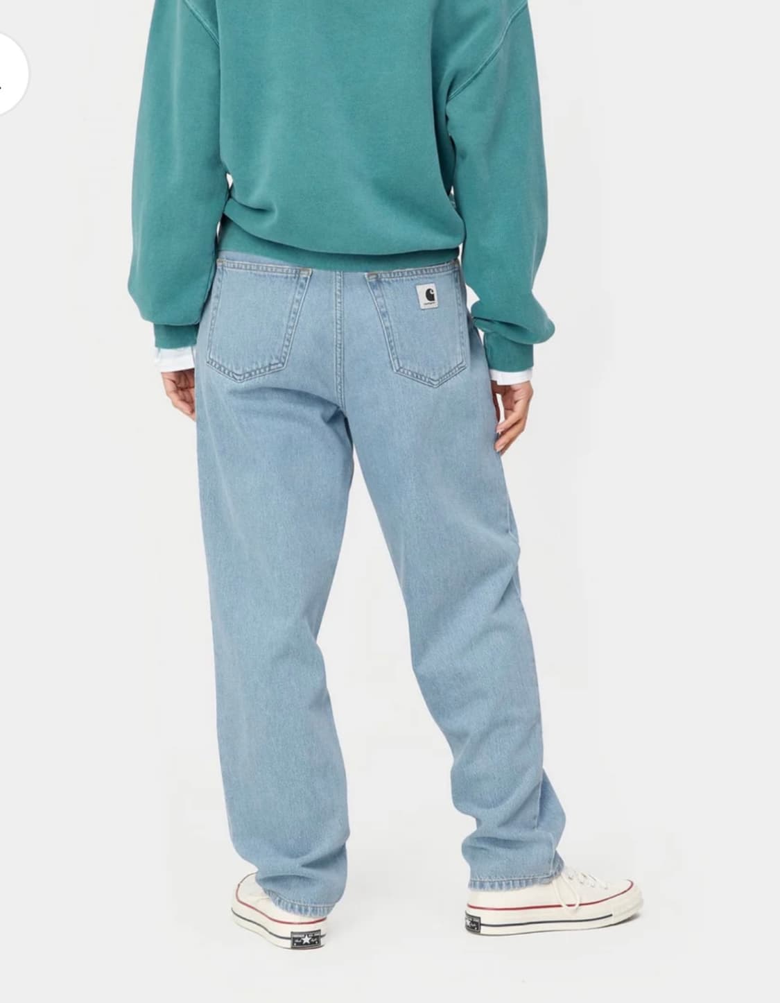 칼하트WIP 스톤워시드 데님팬츠 연청 상품이미지7