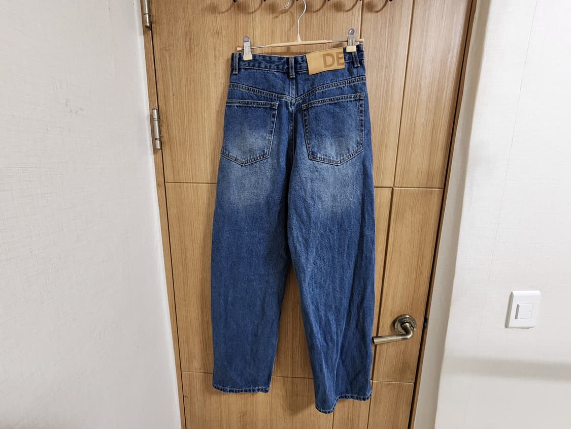 (26)여성 데케트 릴렉시드 와이드 데님 팬츠 상품이미지3