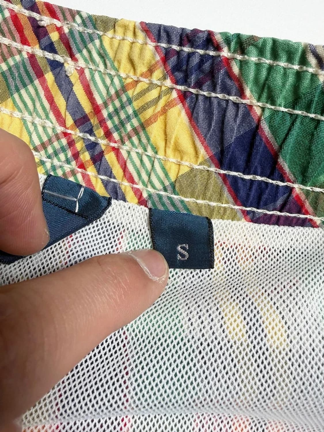 폴로 랄프로렌 멀티컬러 마드라스 패턴 반바지 R1120 상품이미지6