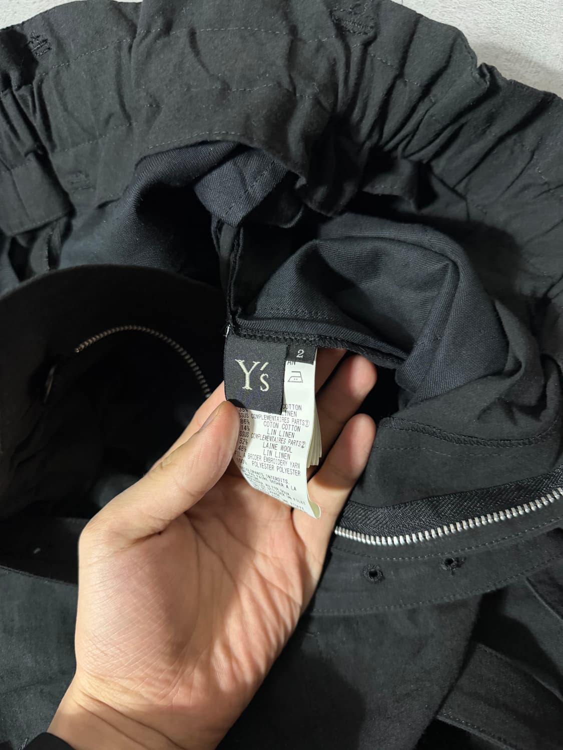Y’s Yohji Yamamoto ArtPatch Hakama short 상품이미지9