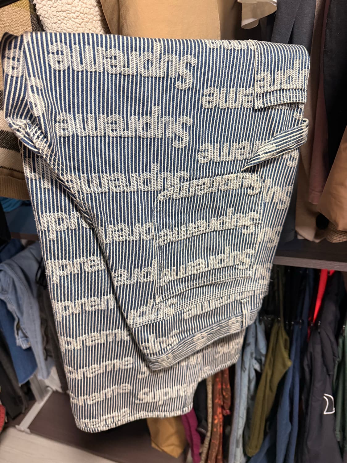 슈프림 데님패인터 팬츠 스트라이프32 상품이미지2