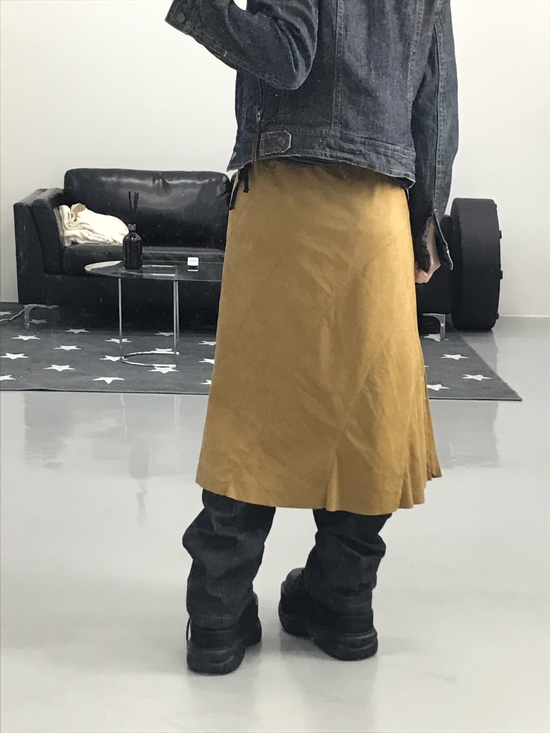 Ballsey Brown suede Long Skirts 상품이미지3