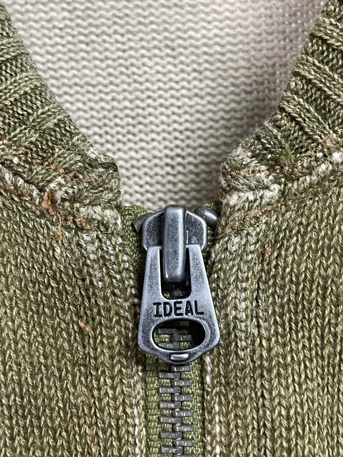 폴로 진스 워시드 니트 집업 (on.541) 상품이미지4