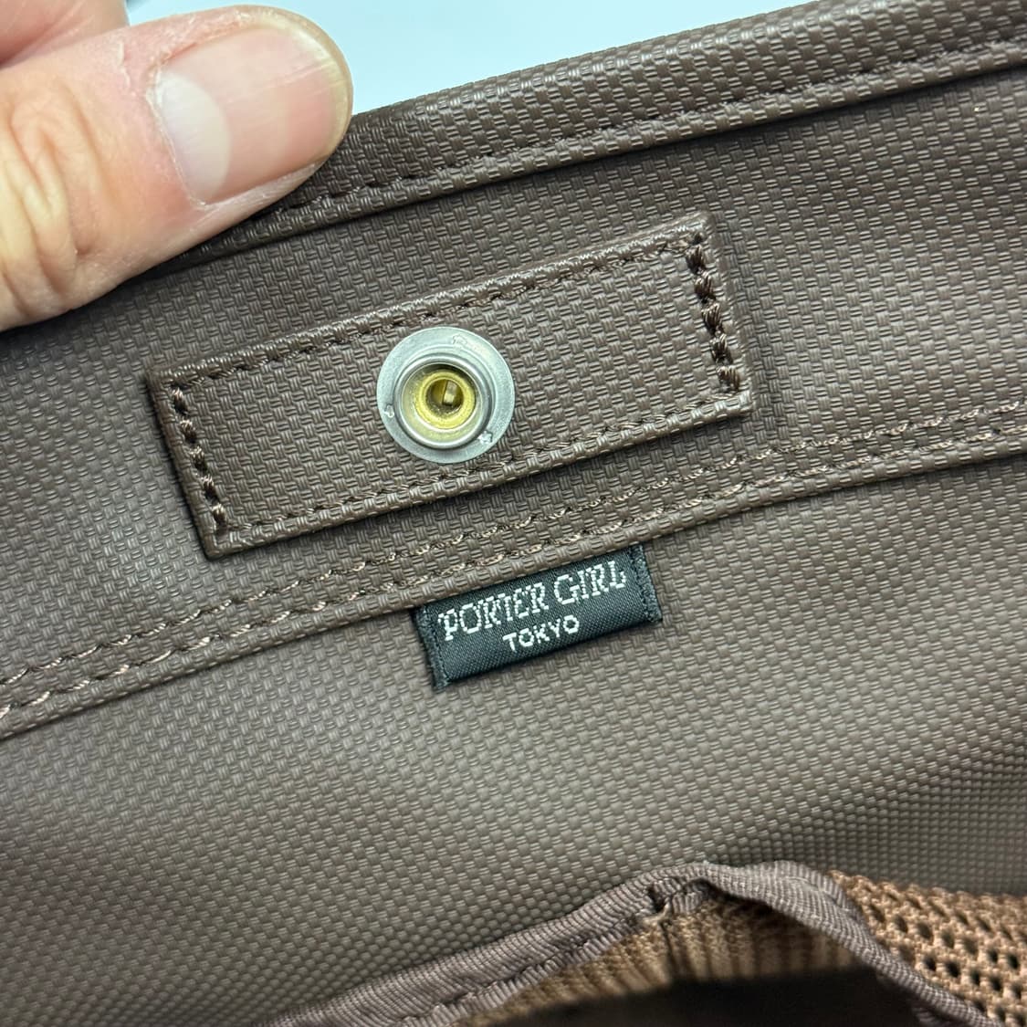 요시다포터 걸 토트백 다크브라운 M 상품이미지7