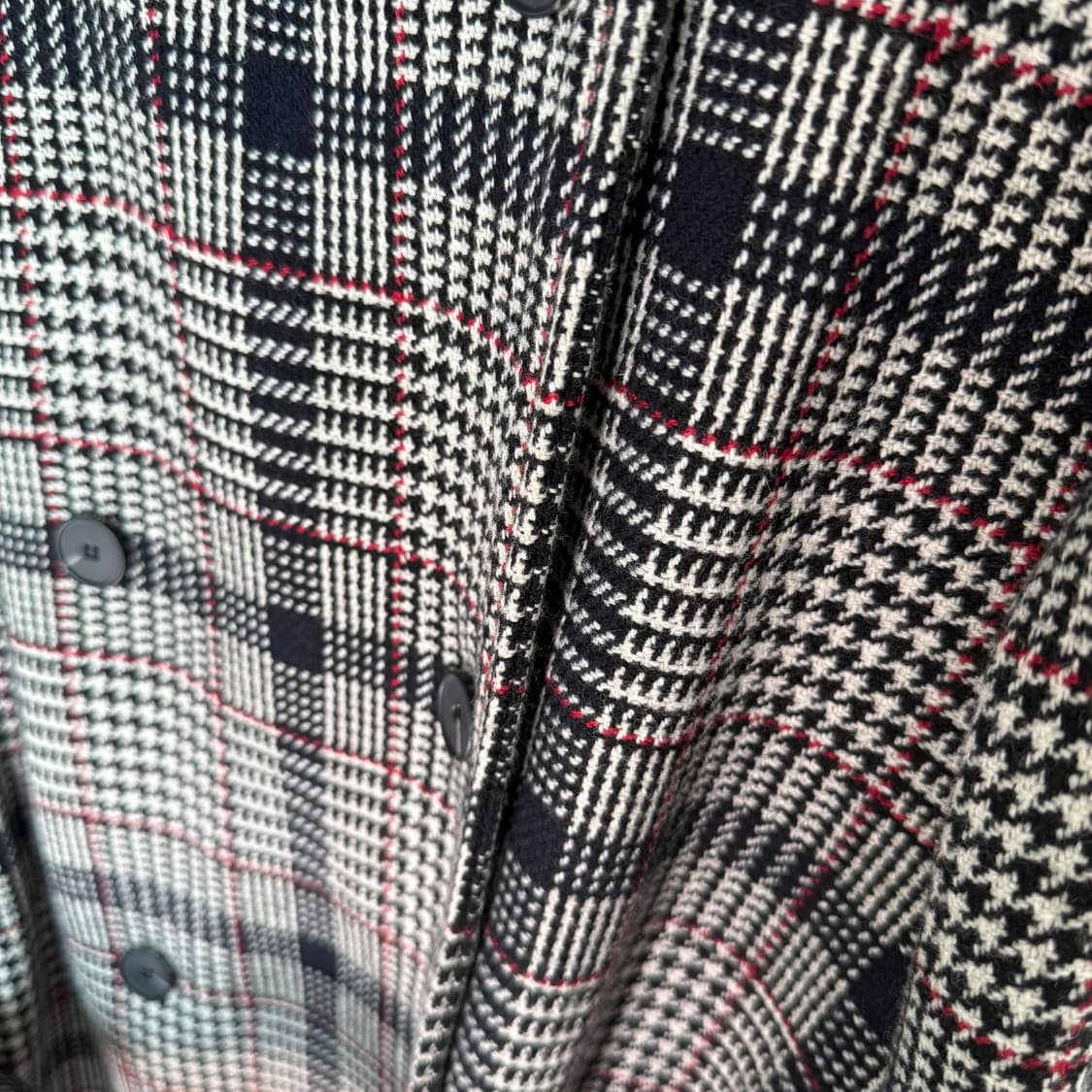 스튜디오 톰보이 체크 코트 상품이미지3