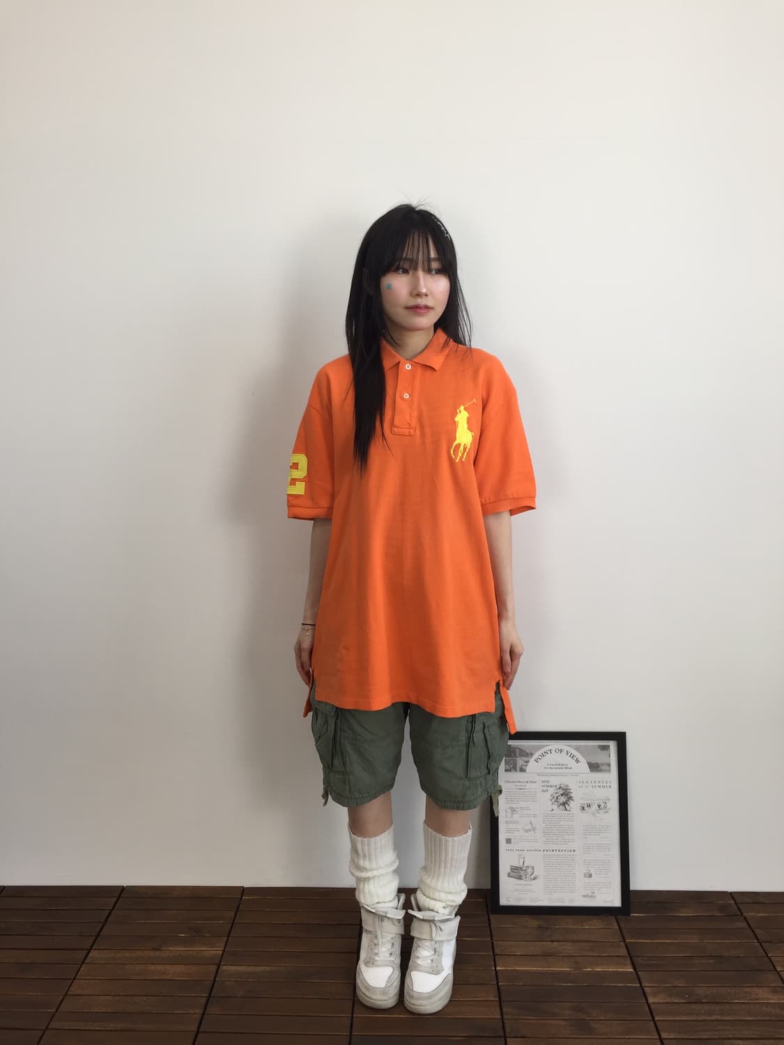 Polo Ralph Lauren Big Pony Orange Polo 상품이미지1