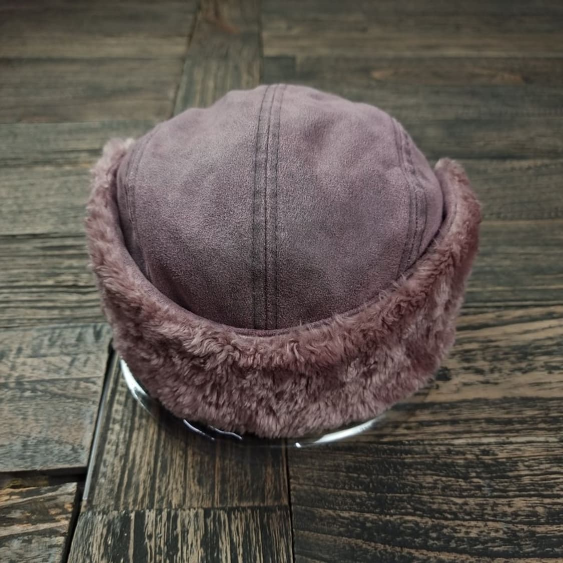 [본더치] 빅로고 Y2K 빈티지 스웨드 트루퍼 캡 M16387  상품이미지4