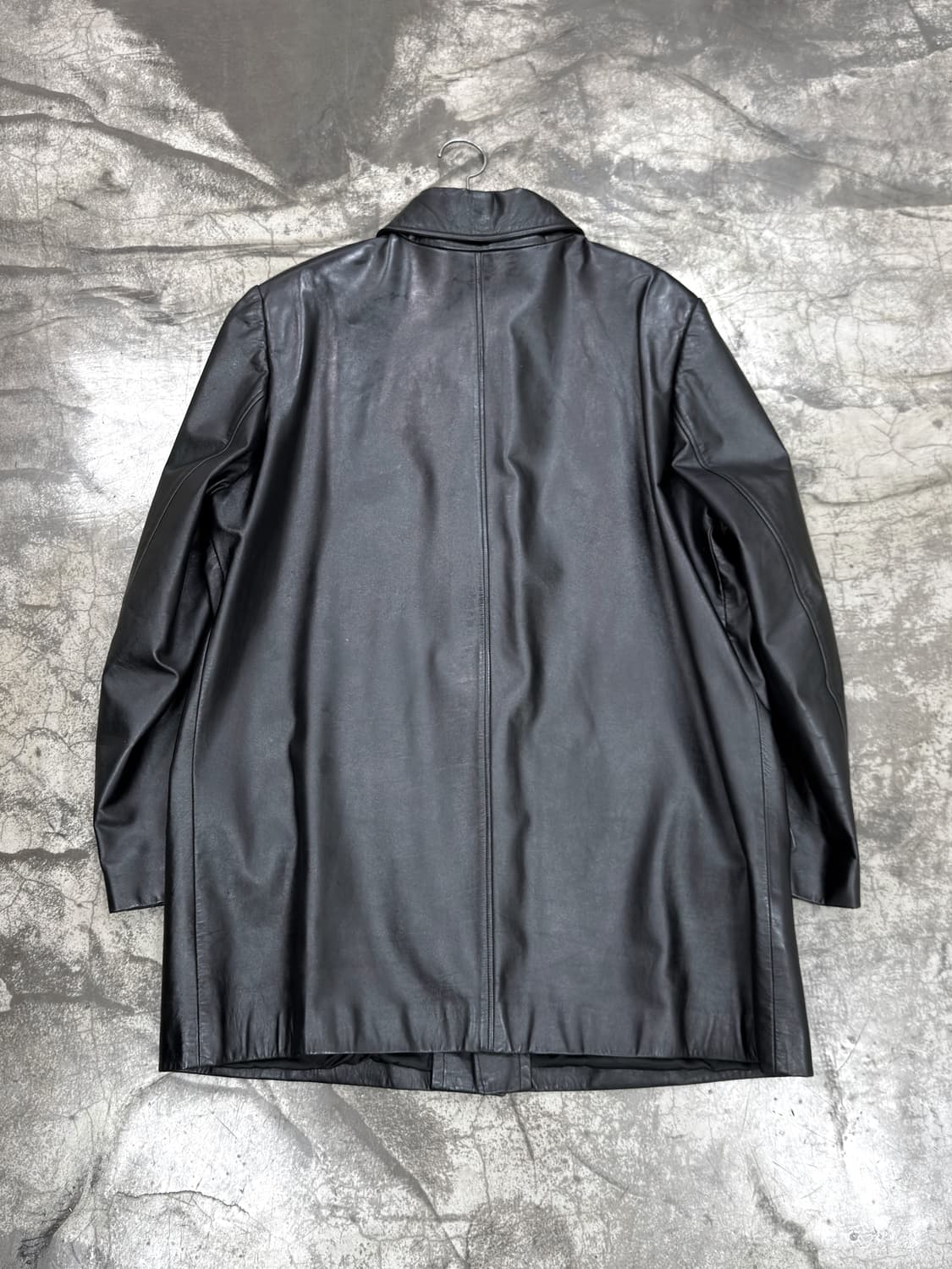 Hermes Black Calf Leather Coat 상품이미지6