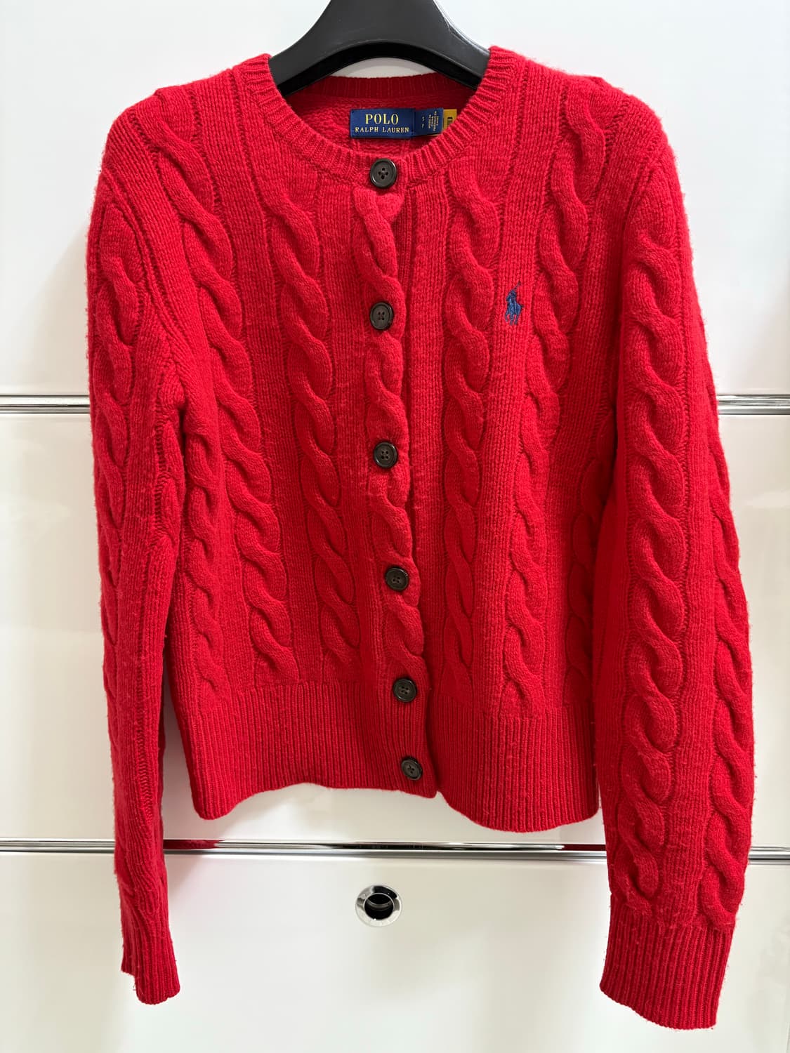 폴로랄프로렌 울 캐시미어 가디건 s 판매해요 상품이미지1